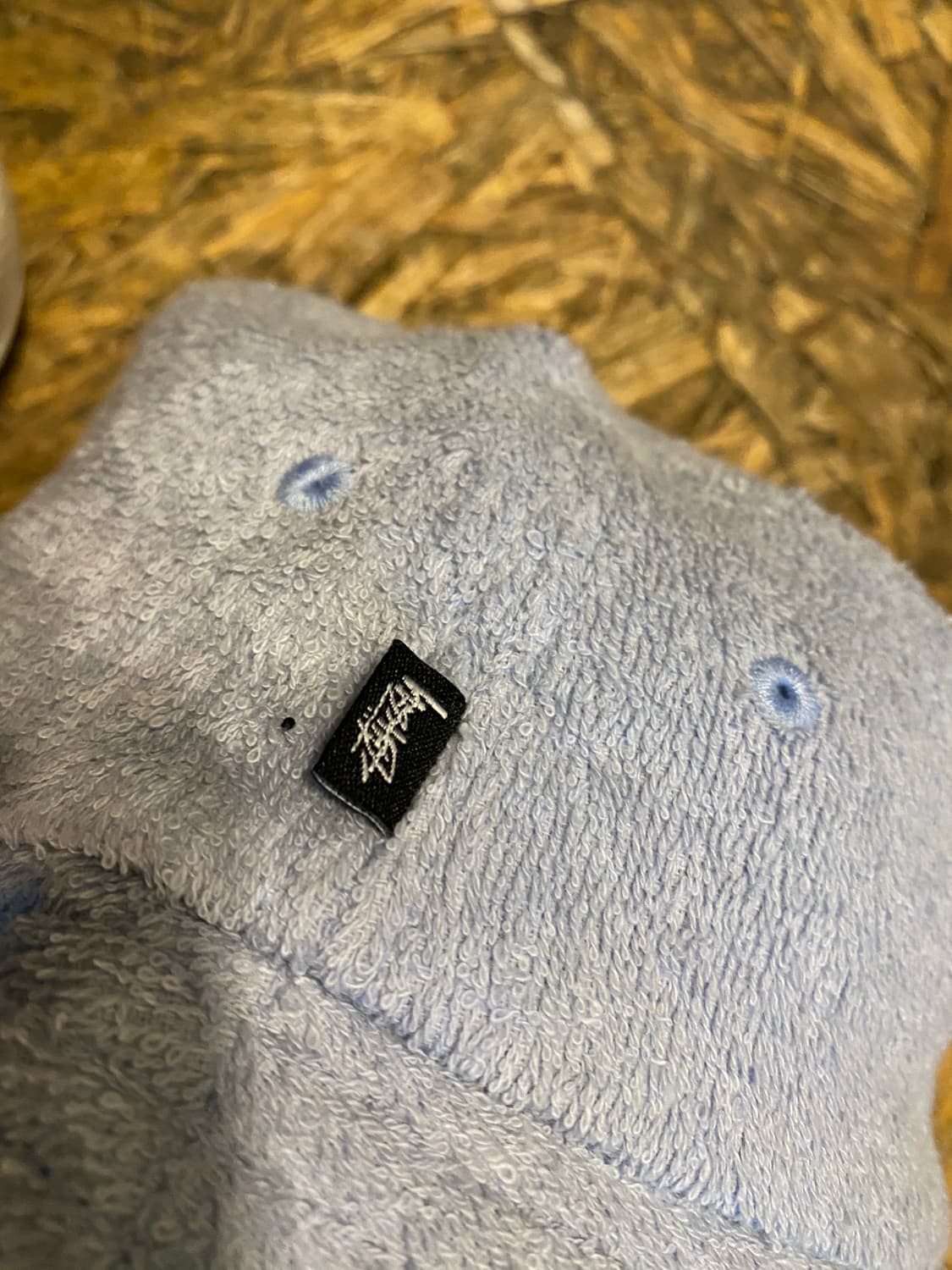 stussy 테리원단 블루컬러 버킷햇 상품이미지4