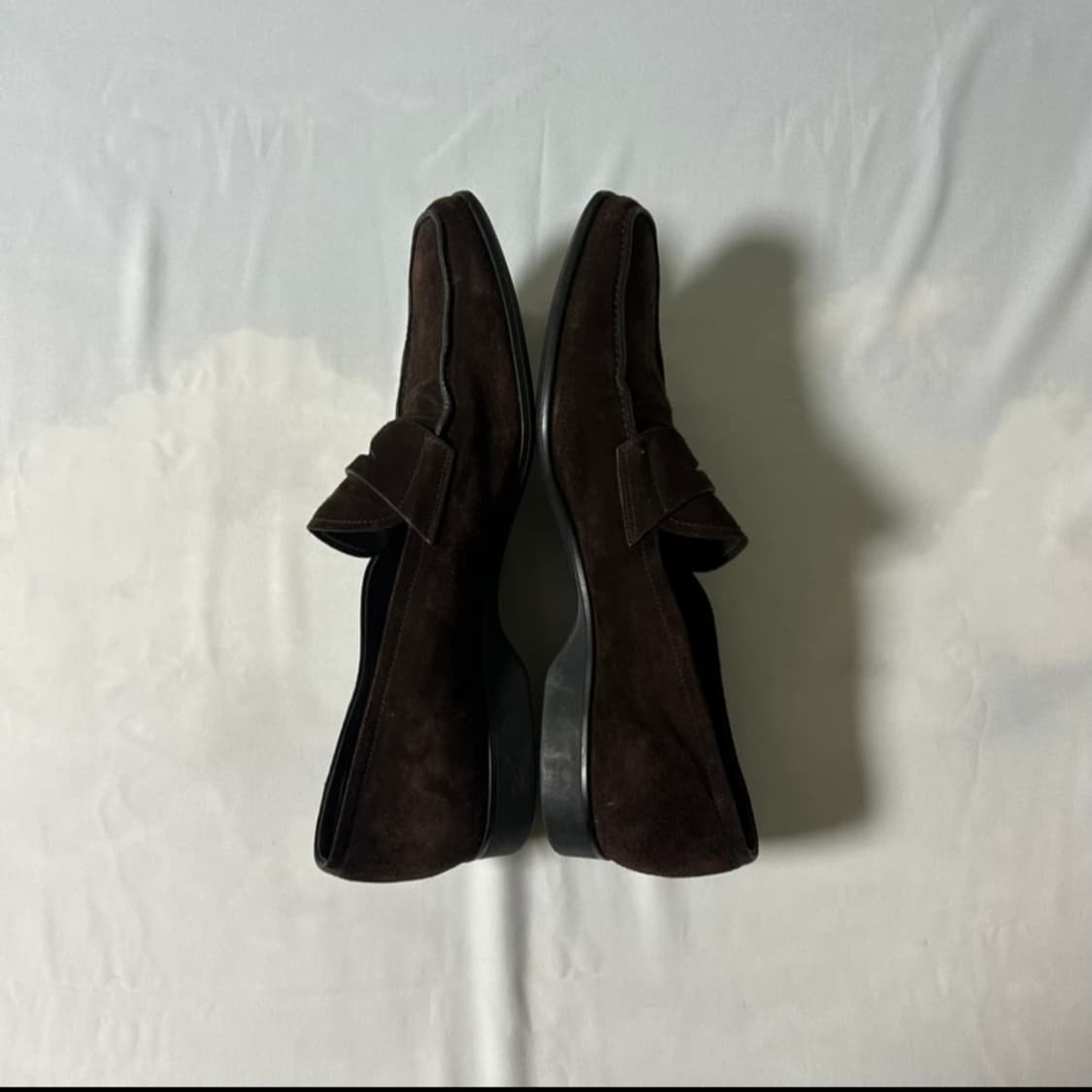 Prada sports suede dark brown loafers 상품이미지3