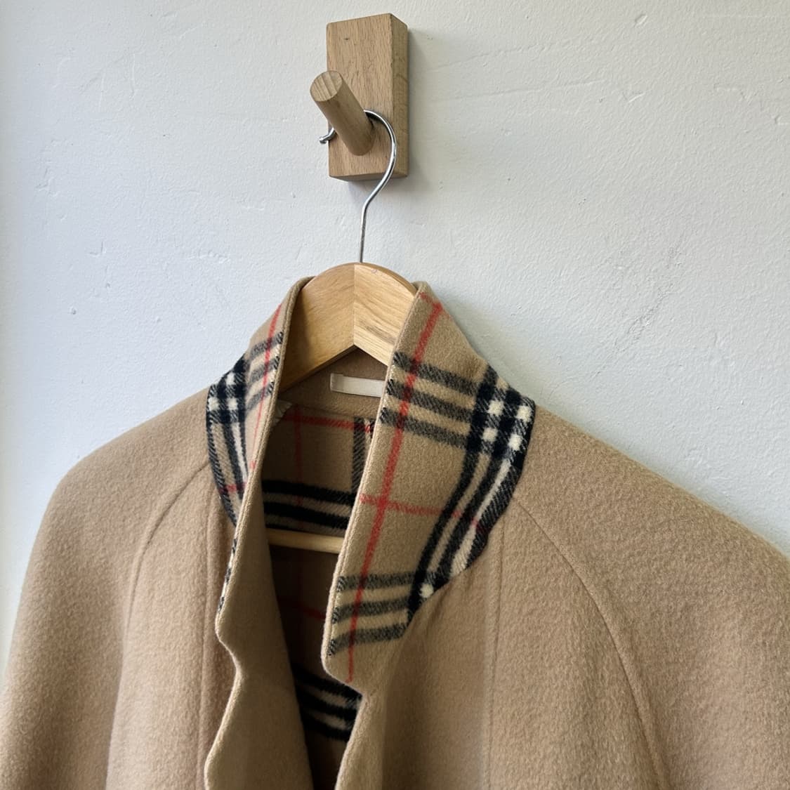 15917 - 버버리 베이지 울 코트 (울 100%) 상품이미지4