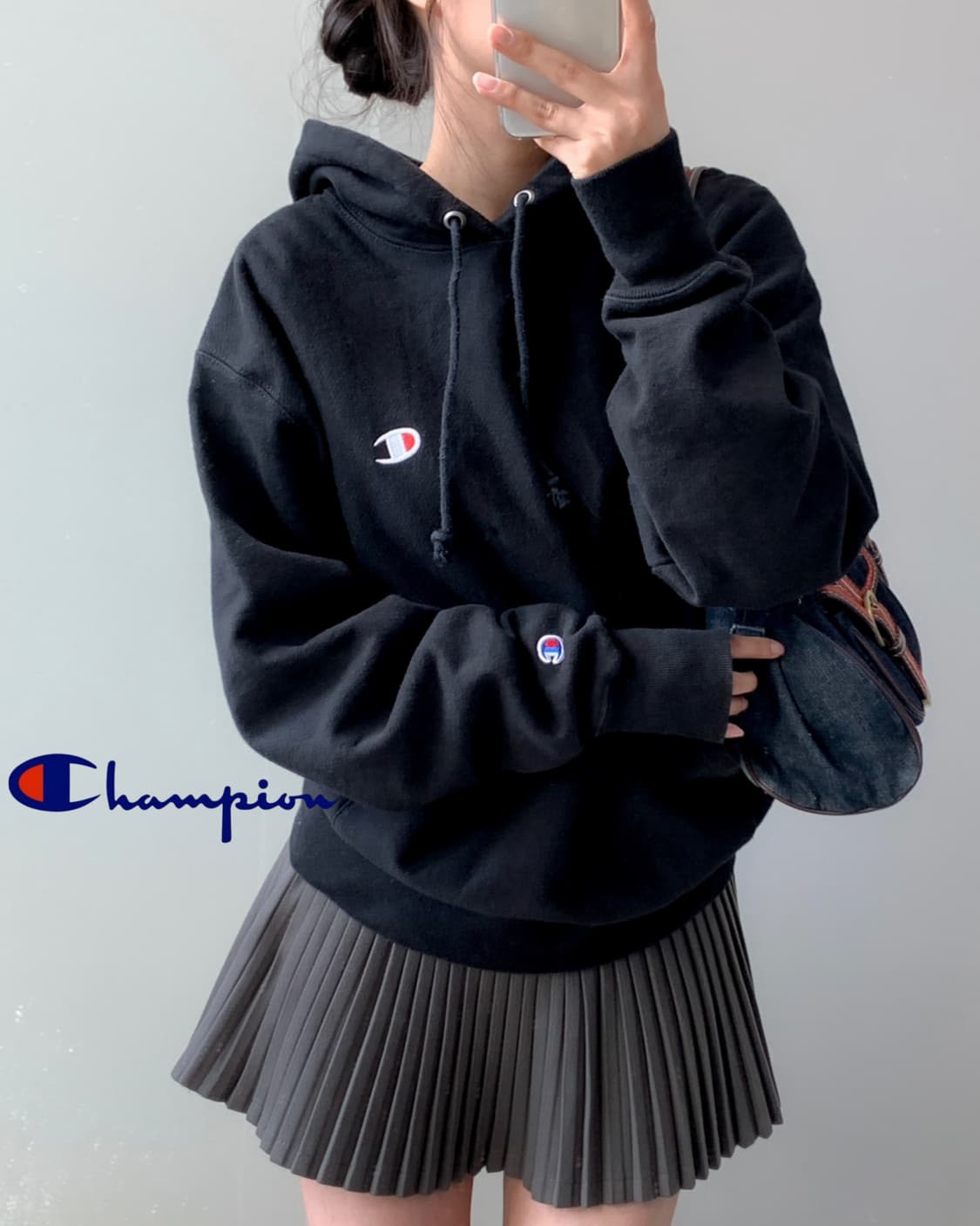 챔피온 리버스위브 후드티  상품이미지1