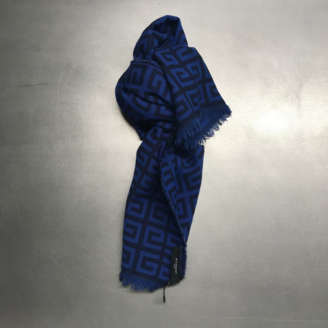 지방시 로고 머플러 블루 상품이미지1