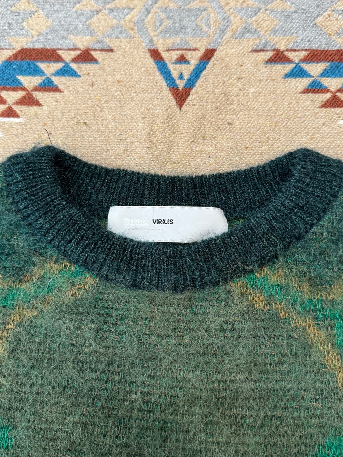 [L] 토가 비릴리스 모헤어 자카드 니트 풀오버  상품이미지2