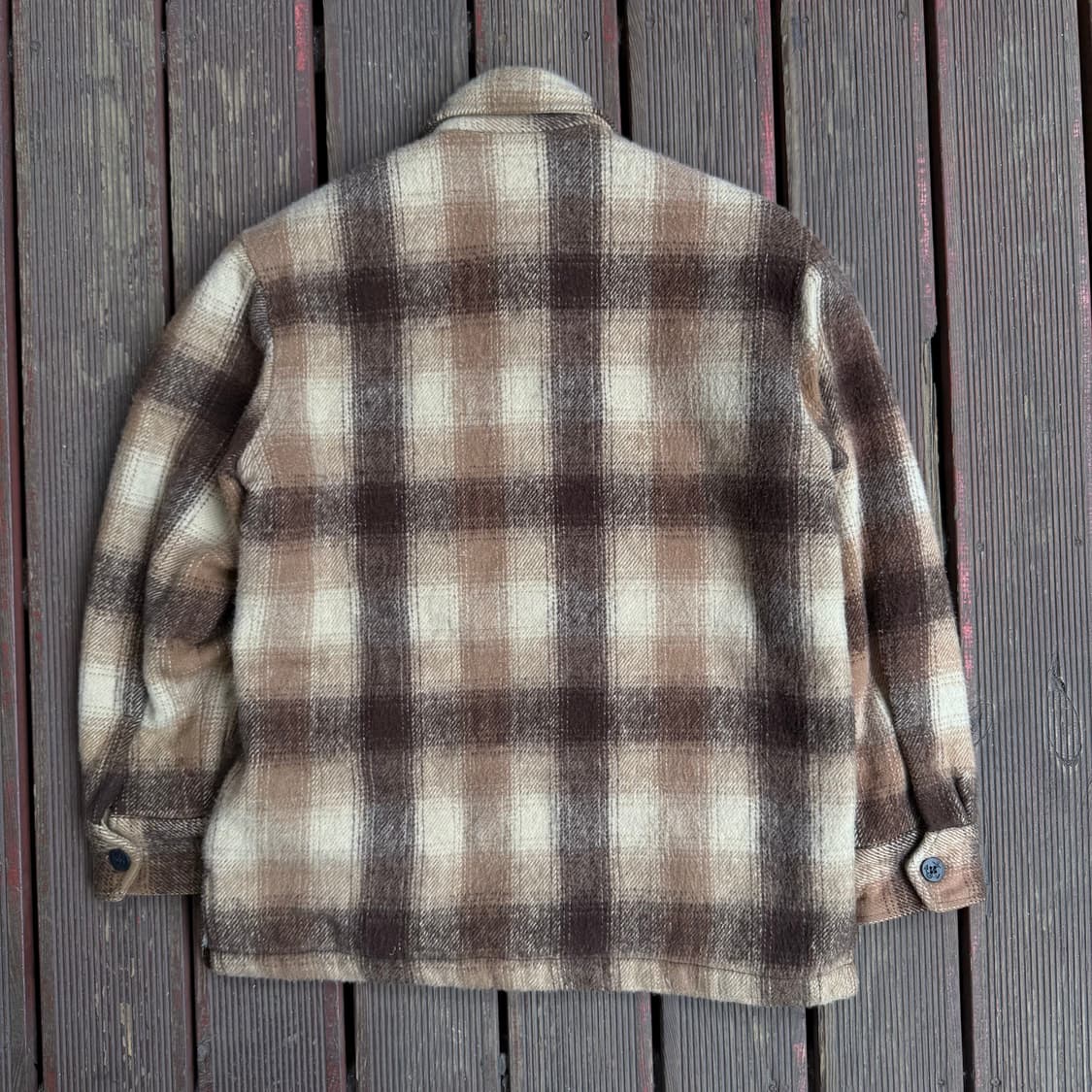 LLBean 체크 울 자켓 상품이미지2