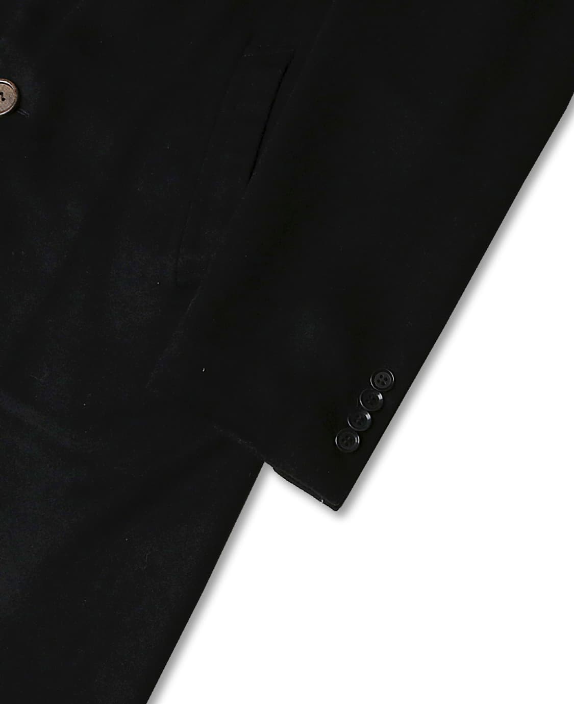 링자켓 [Ring Jacket] 블랙 울 싱글 코트 For 쉽스 상품이미지4