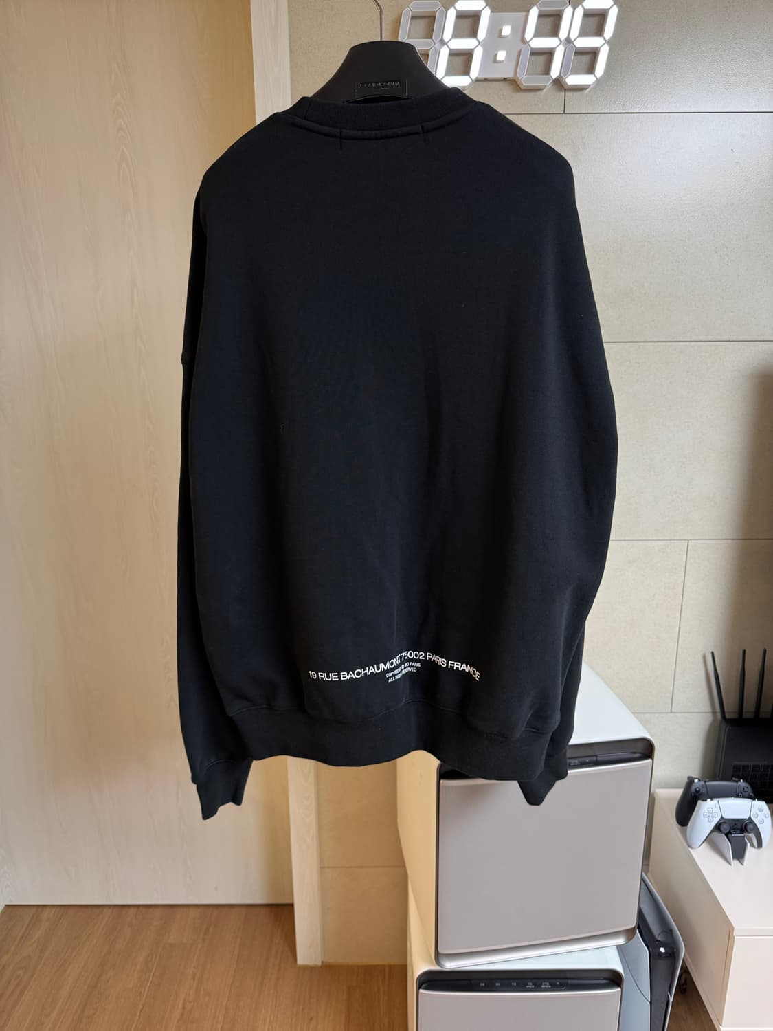 IRO PARIS 24fw 이로맨 벨벳 심볼 스웻셔츠 맨투맨 상품이미지3