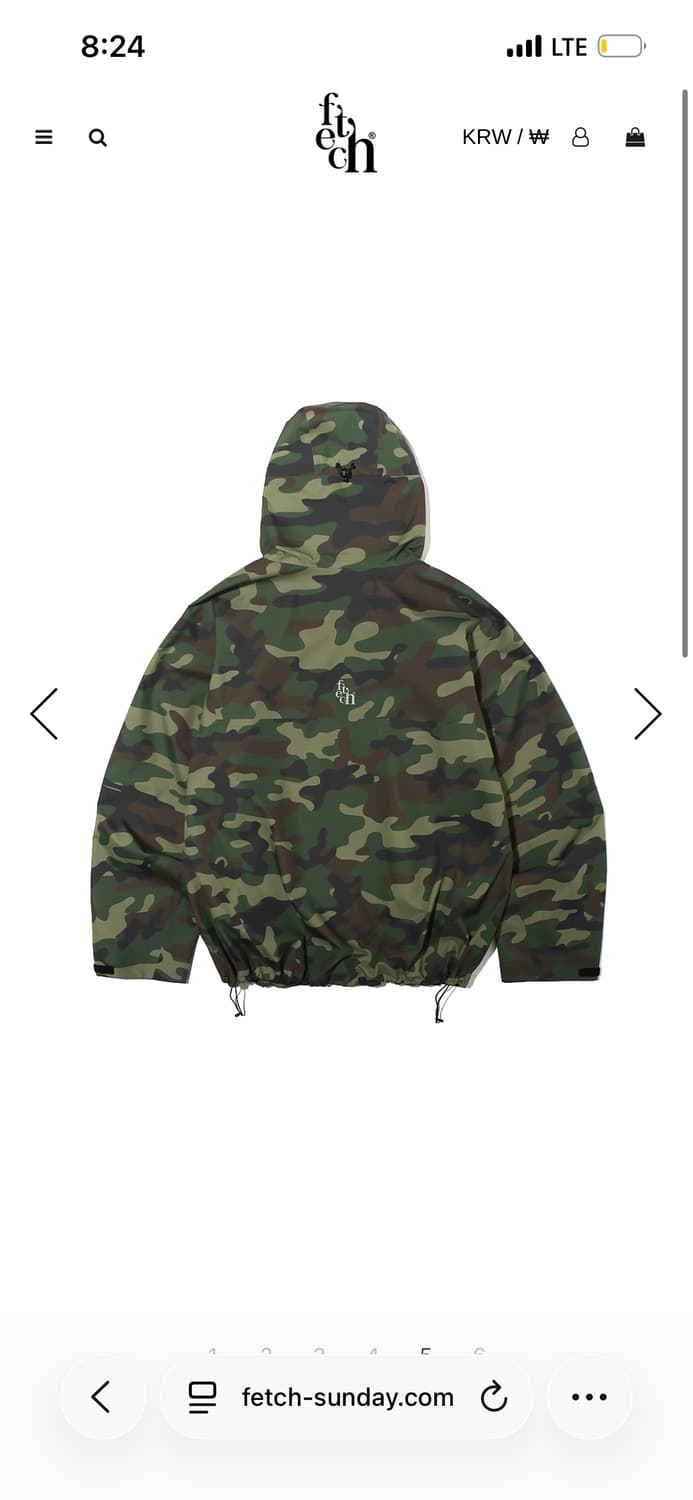3레이어 카모 후드자켓 L 상품이미지2