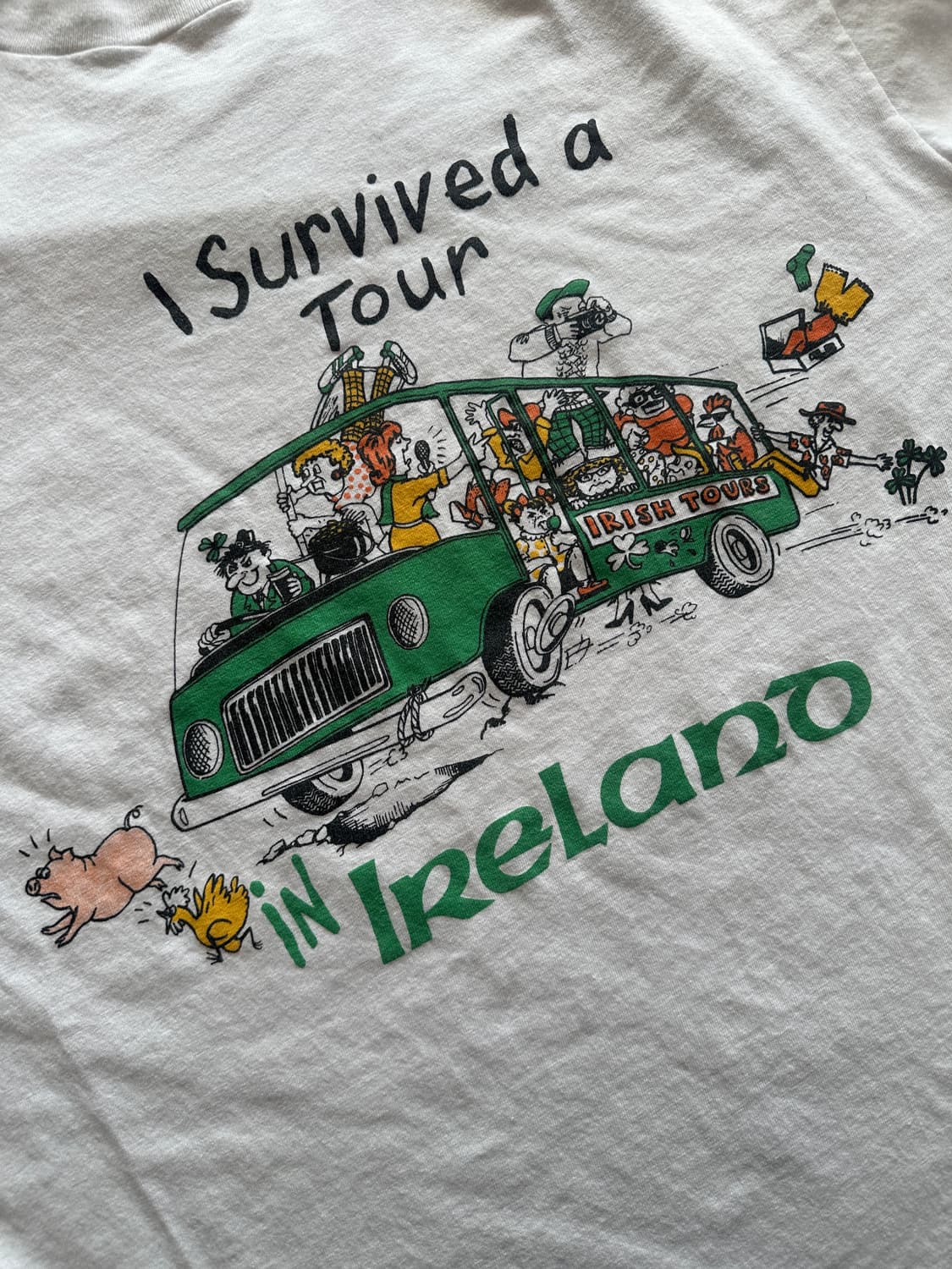 90s 싱글스티치 Hanes Ireland Souvenir T-Shirt 상품이미지1