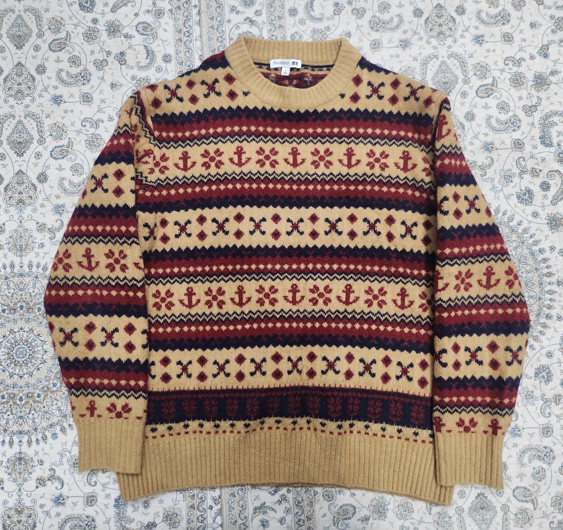 유니클로 X JW앤더슨 페어아일 니트 L 상품이미지1