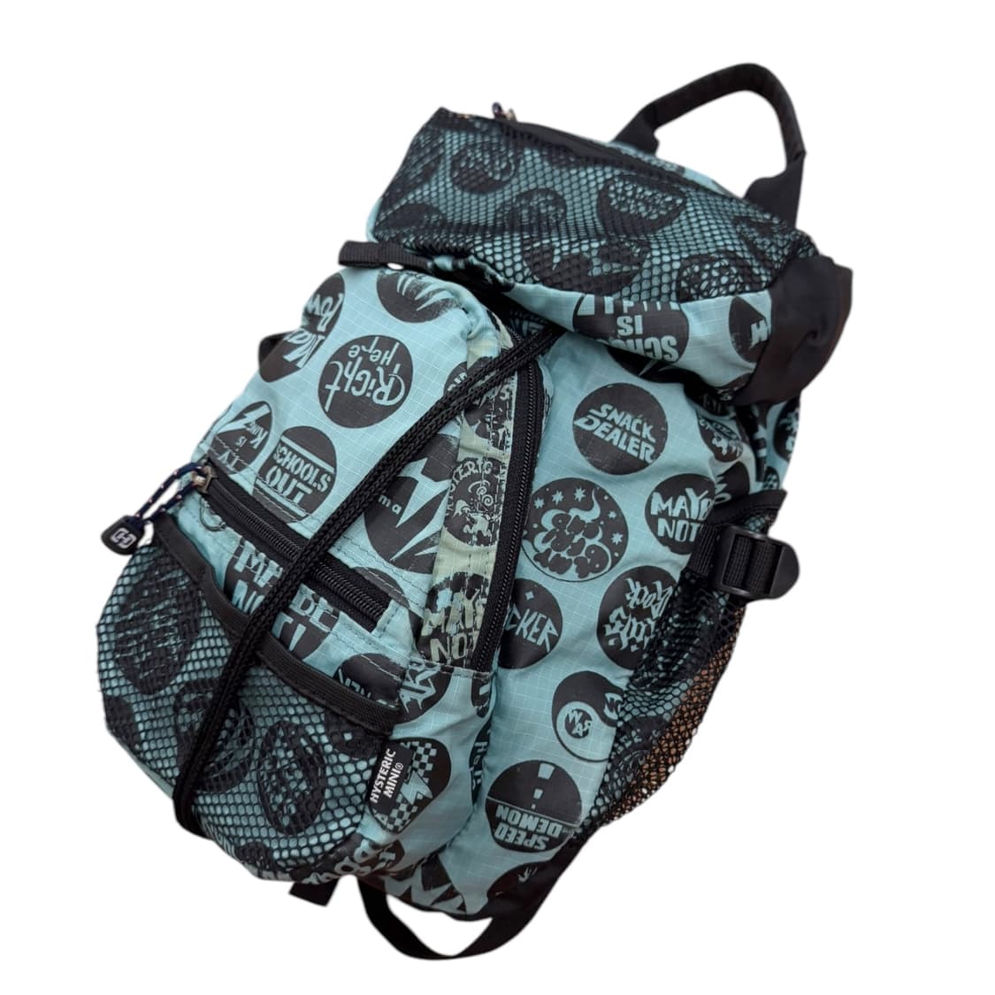 히스테릭글래머 프린티드 미니 백팩 민트 블루 상품이미지5