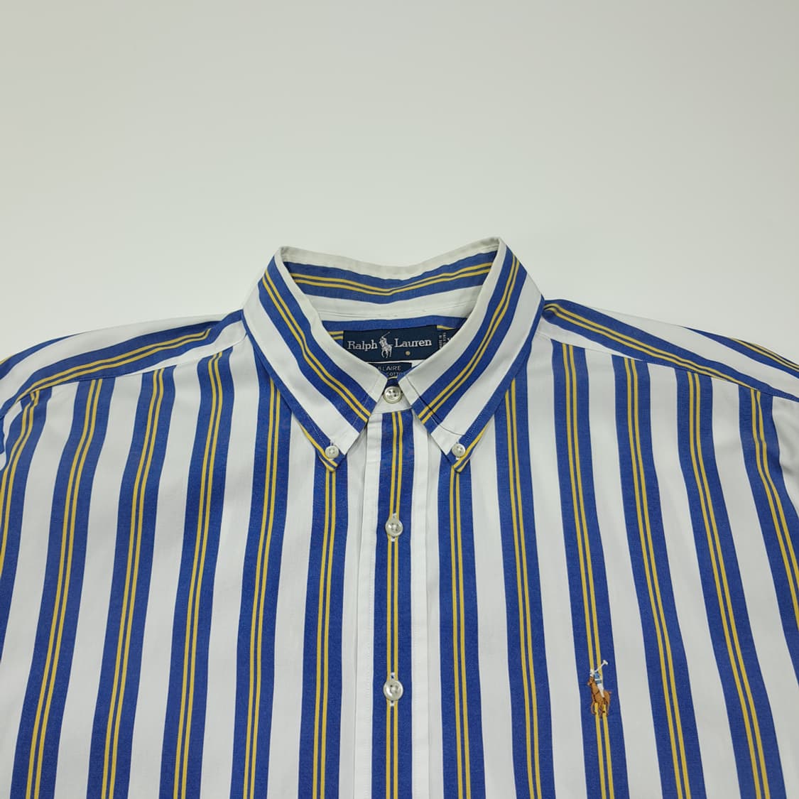 CK039 XL 폴로 90s 홍콩판 올드스쿨 스트라이프 셔츠 상품이미지2