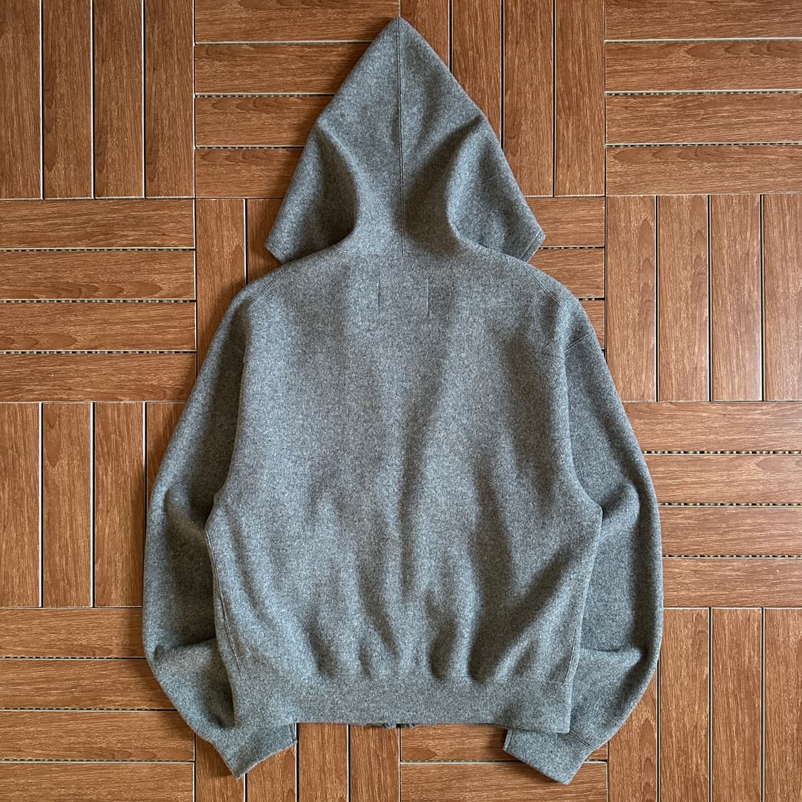 Sunsea wool melton zip-up hoodie 상품이미지3
