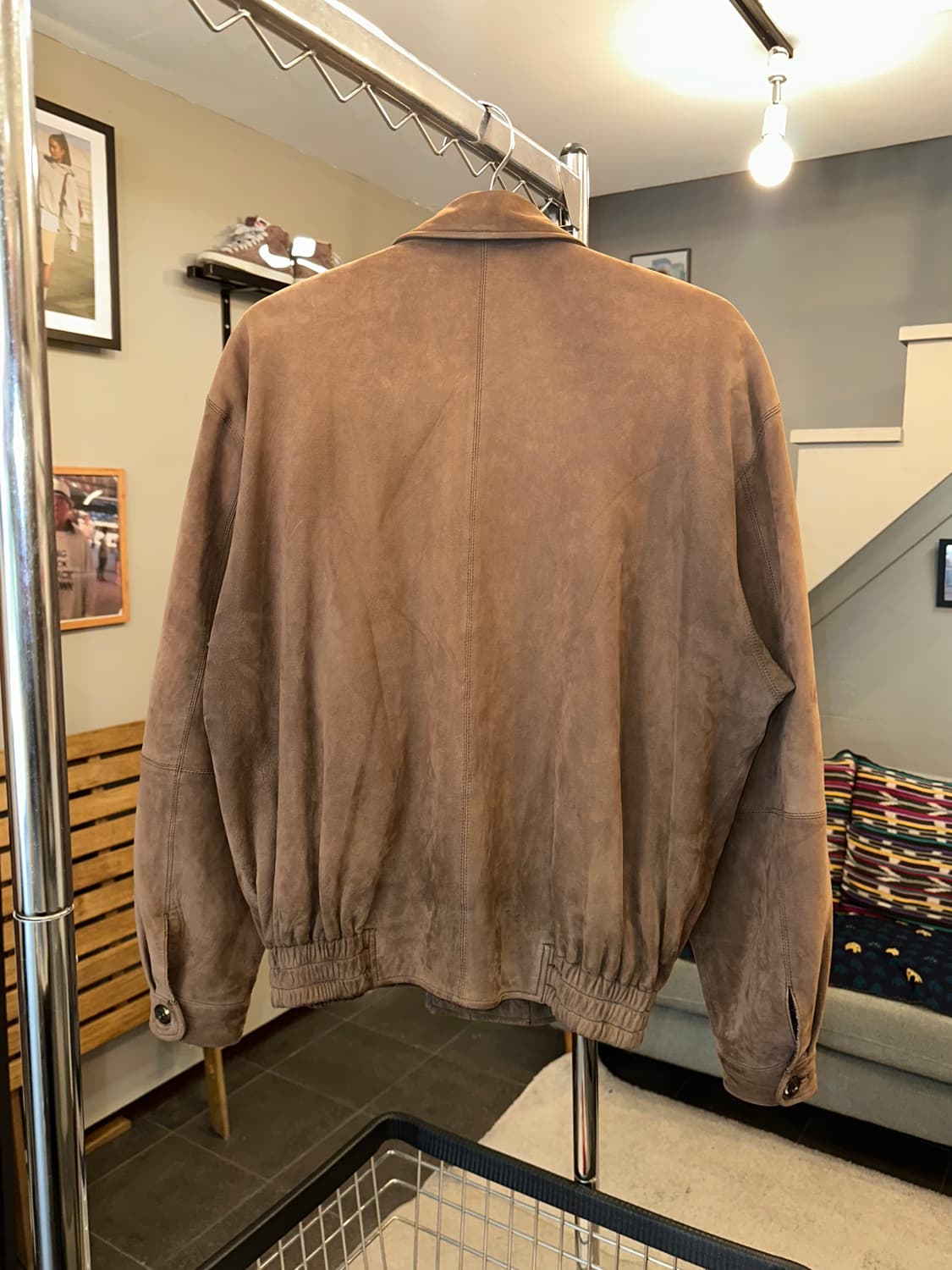90’s Japanese Shell leather 3-button JK 상품이미지10