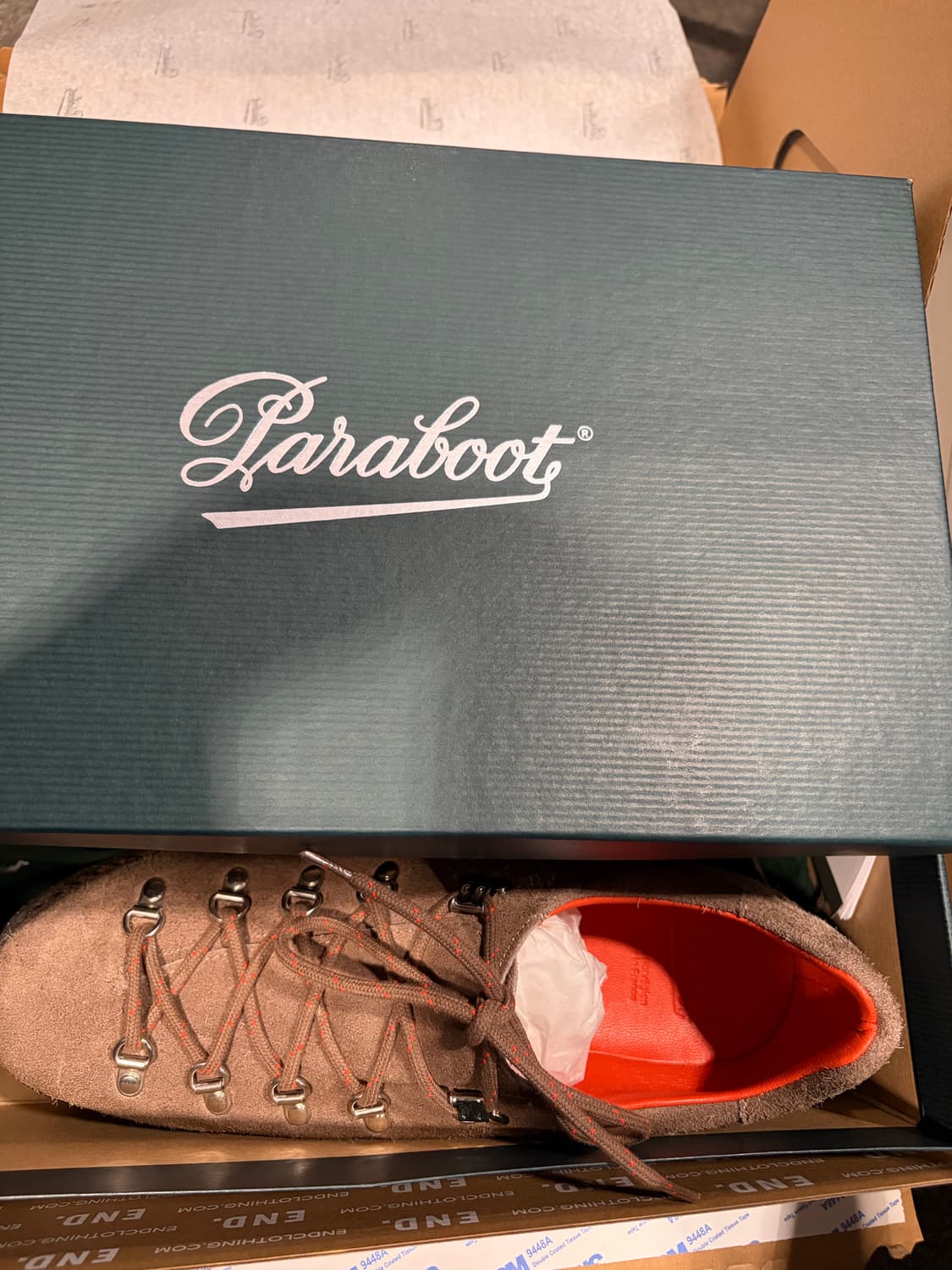 [새상품/UK11] 파라부트 클루사즈 그라파이트 스웨이드 상품이미지3