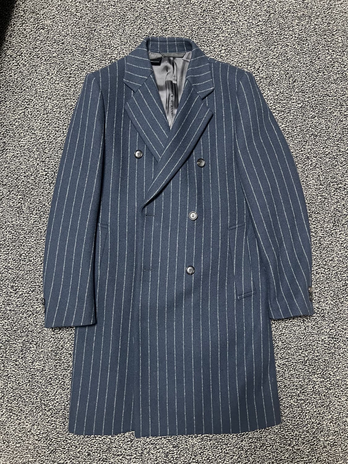 n.hoolywood 일본 더블 코트 스트라이프 36 상품이미지2