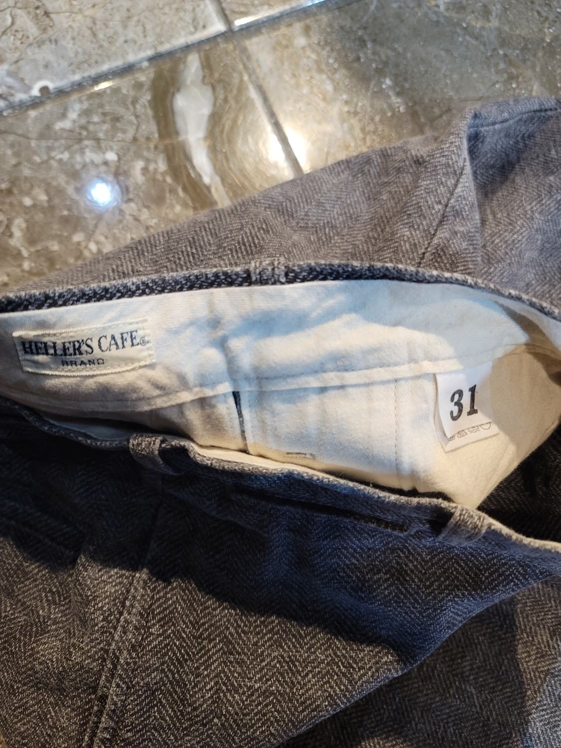 웨어하우스 헤링본 헤비코튼 팬츠  상품이미지5