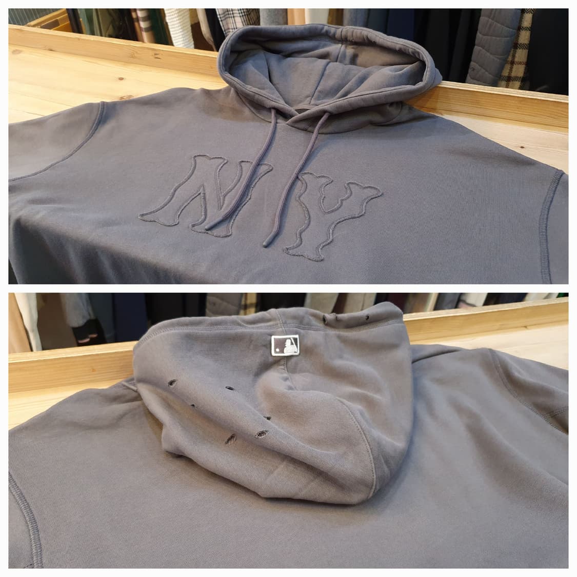 105.MLB 펀칭 후드티  상품이미지3