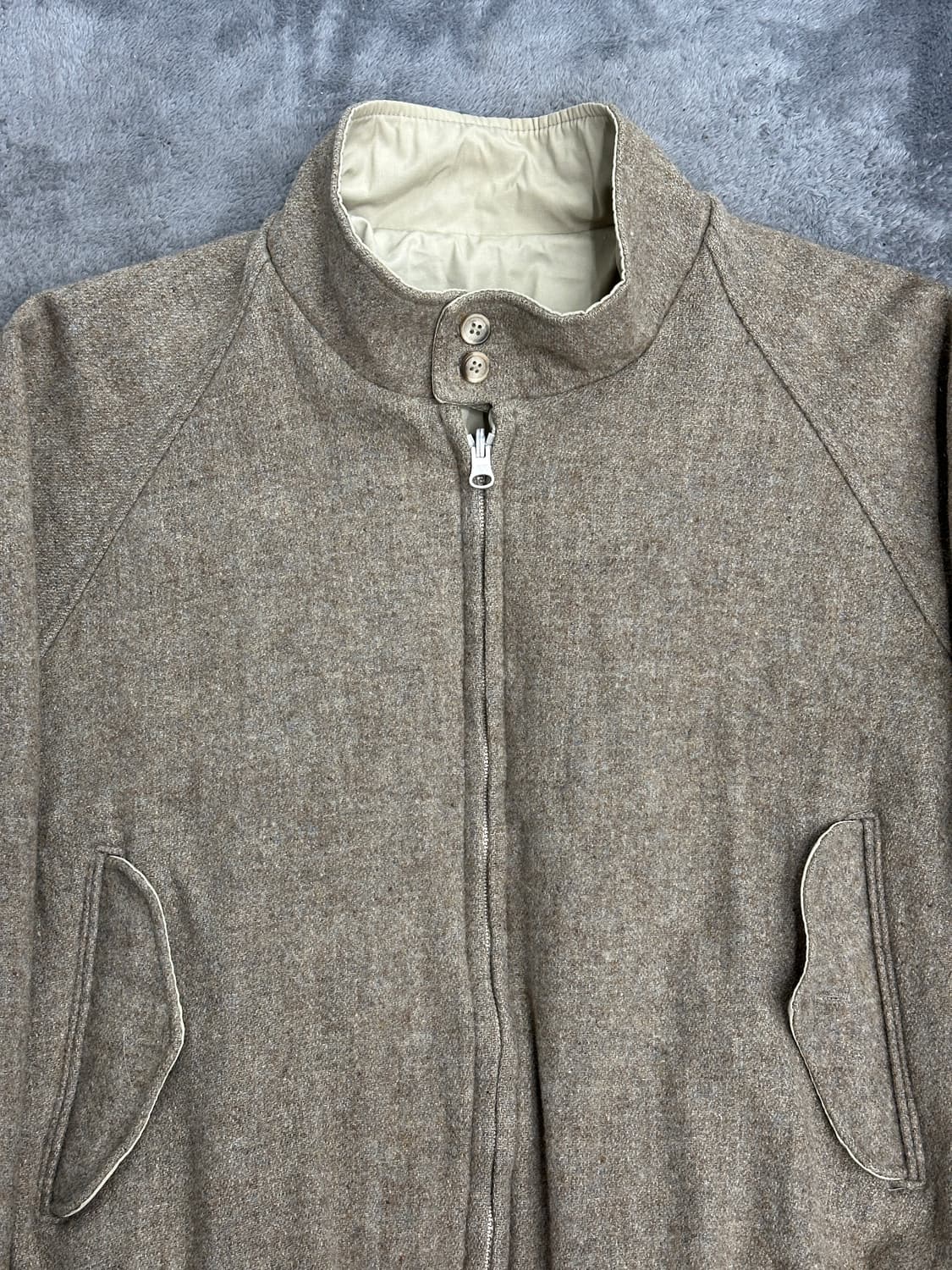 80s 울리치 리버서블 울 봄버 자켓 XL 상품이미지5