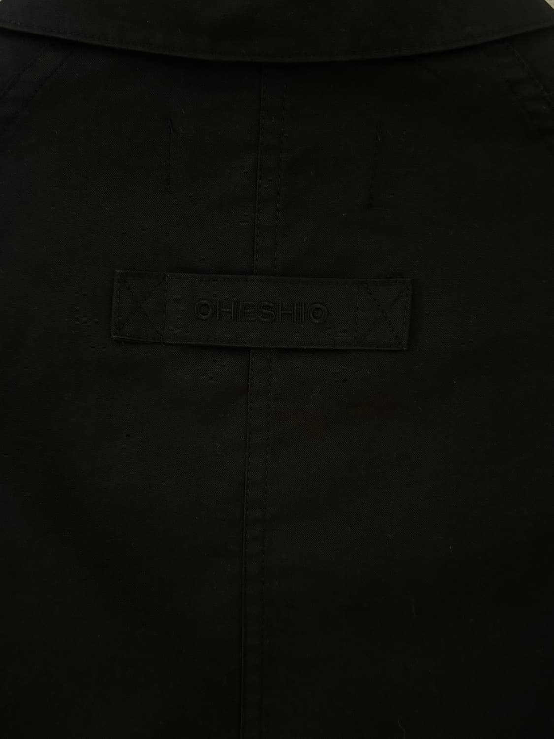 오헤시오 TRENCH COLLAR JUMPER, BLACK 상품이미지7