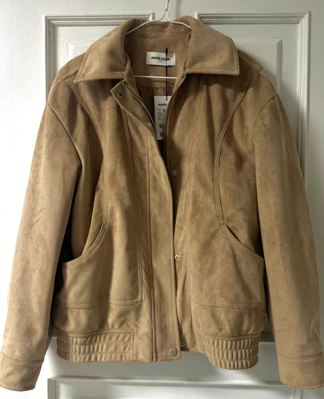 마리끌레르 스웨이드 점퍼 55 새상품 (179000원) 상품이미지10