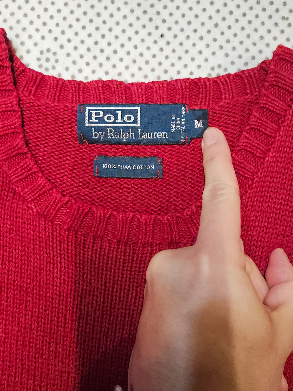 폴로 랄프로렌 100% 피마 코튼 니트 상품이미지4
