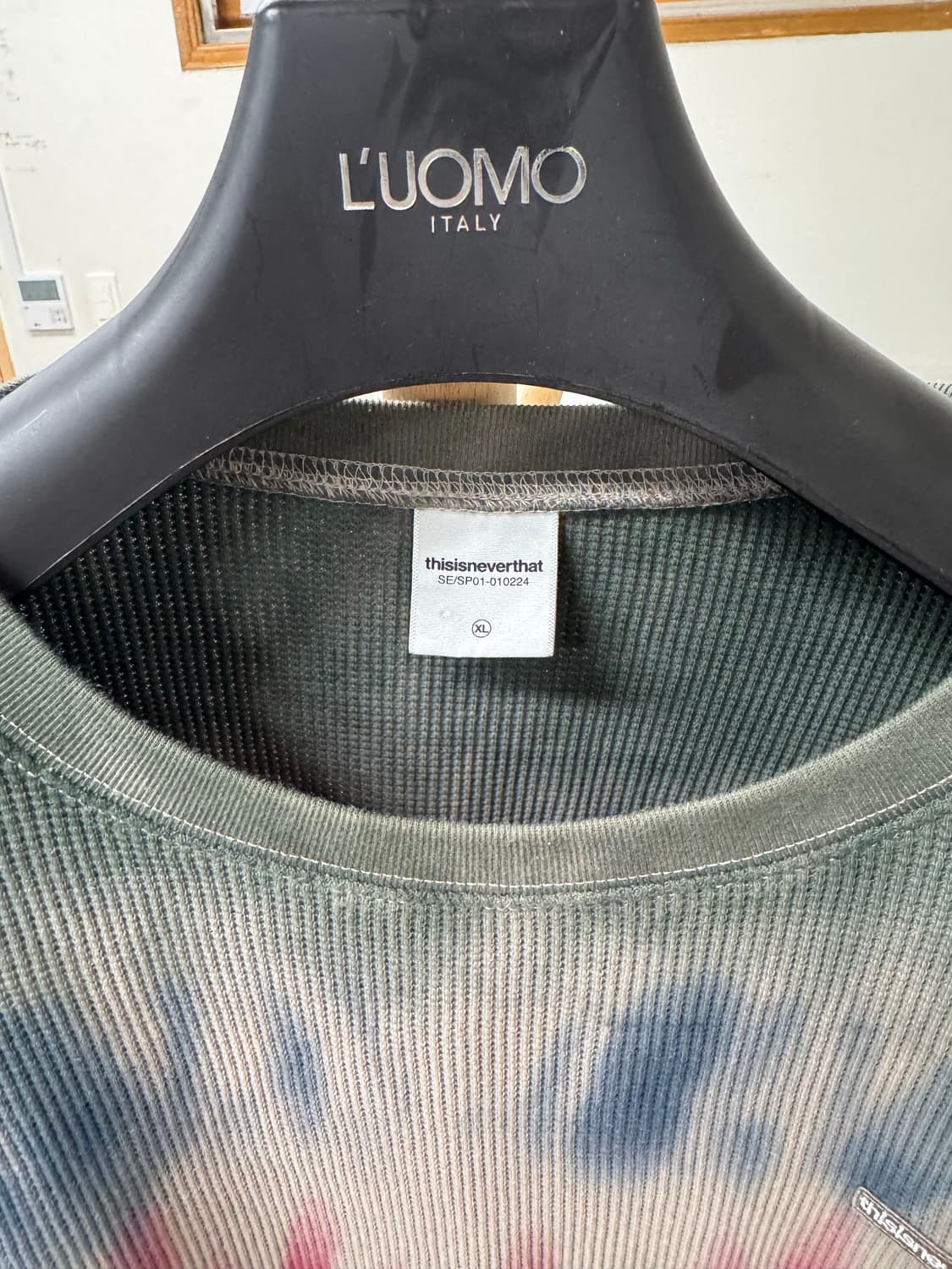 디스이즈네버뎃 타이다이 롱슬리브 와플티 XL 상품이미지3