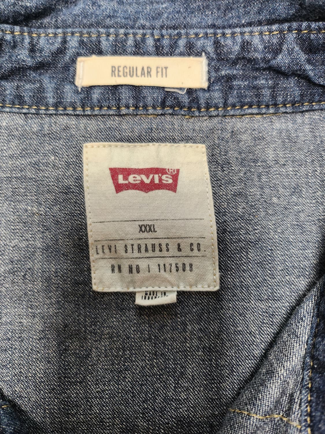 리바이스 웨스턴데님셔츠 (3XL 상품이미지8