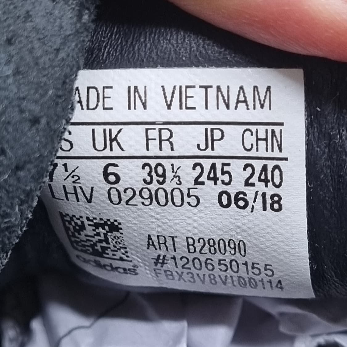 아디다스 에버린 블랙 스니커즈245 상품이미지6