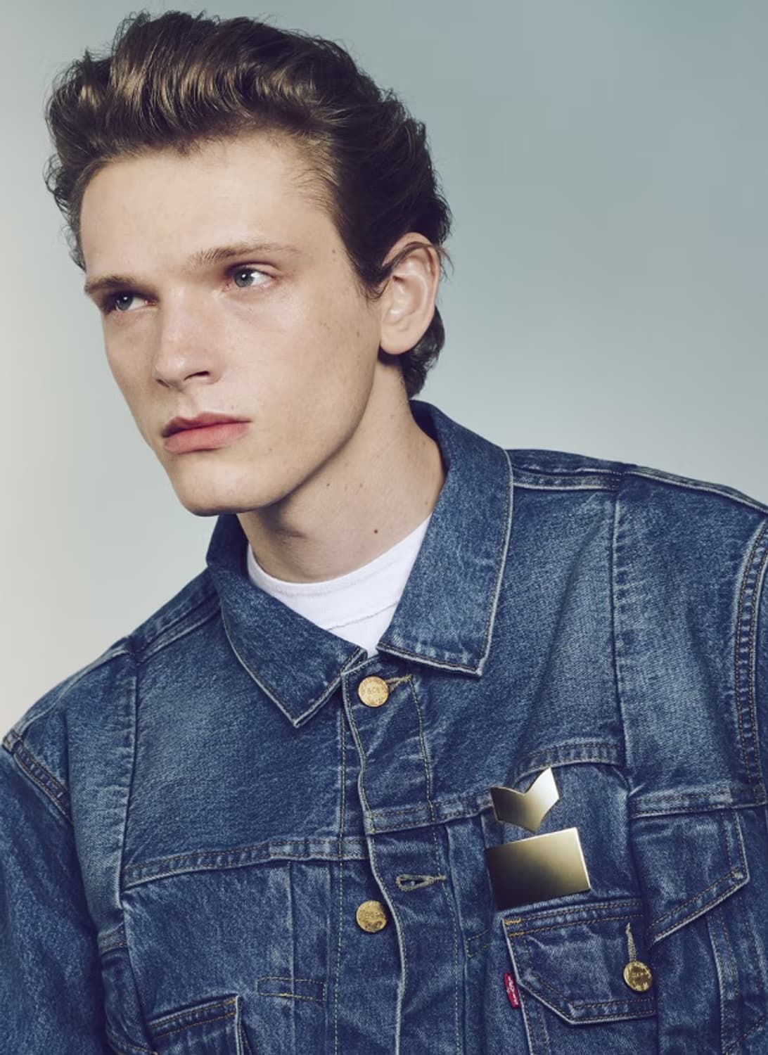 사카이 리바리스 데님 쟈켓 블루 상품이미지1