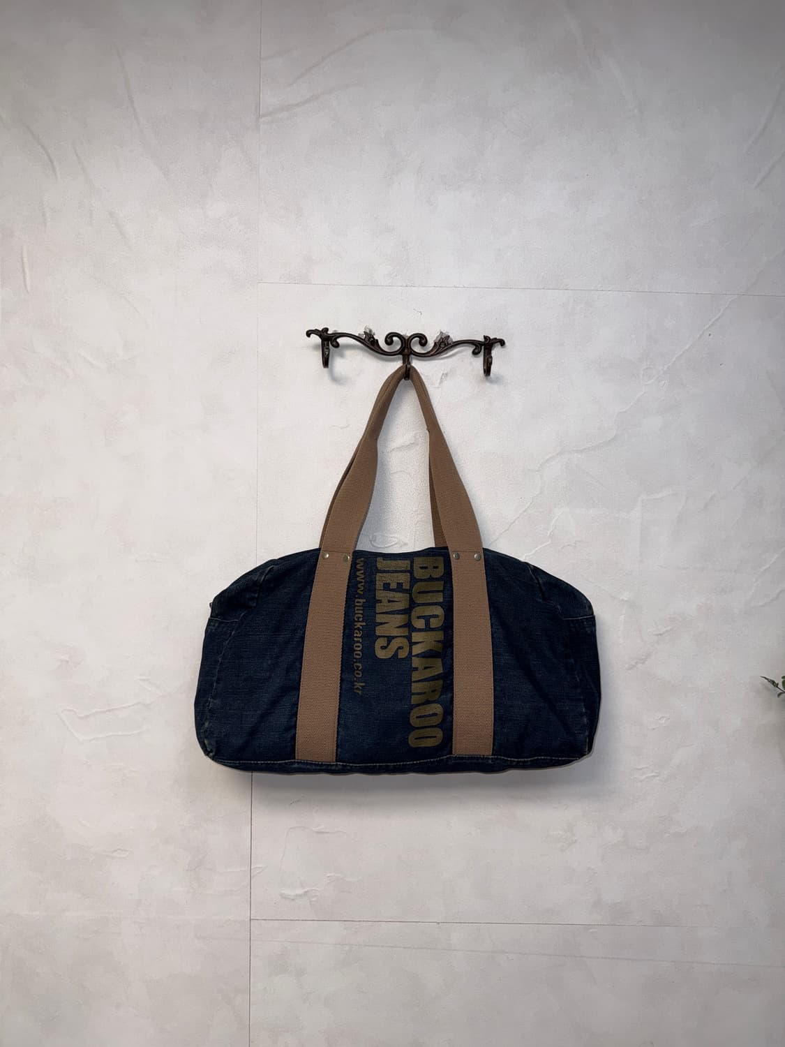 Buckaroo denim lettering boston bag 상품이미지1
