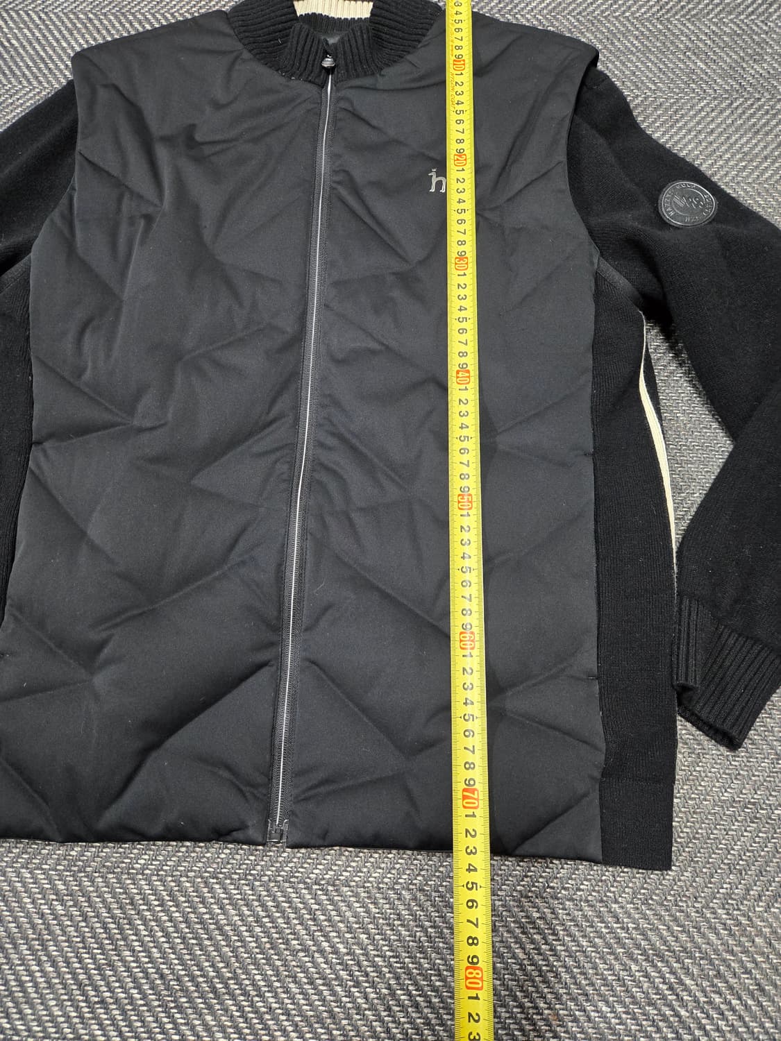 헤지스 골프 블랙 구스다운패딩 니트 가디건 방풍점퍼 상품이미지9