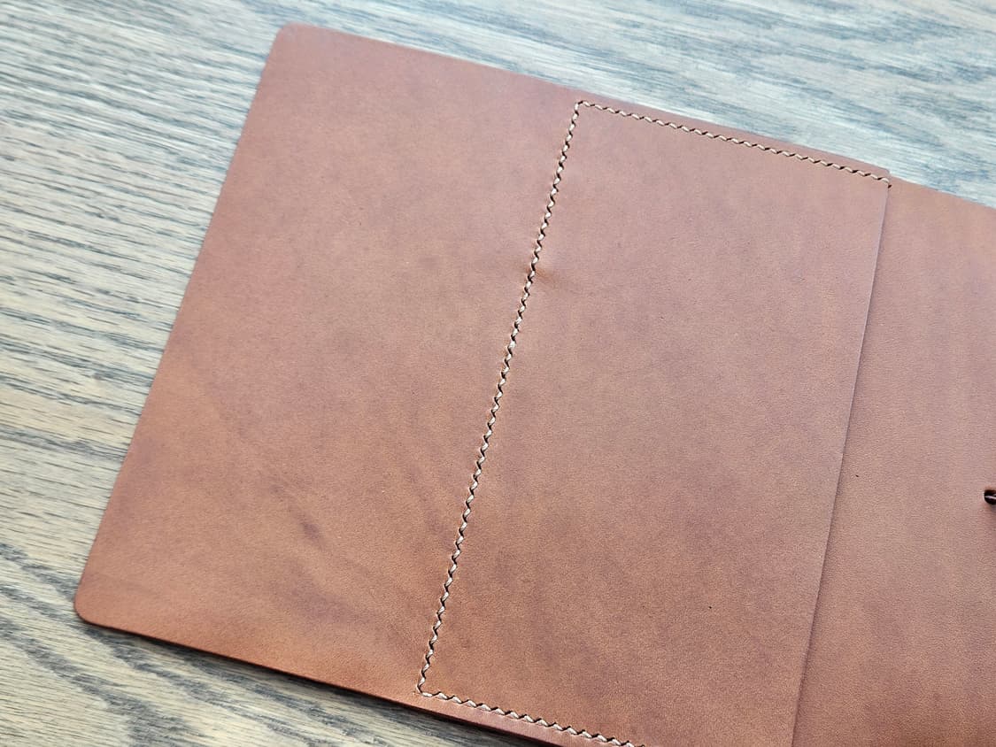 트래블러스 노트 스타일 트라이폴드 가죽 커버 A6 상품이미지9