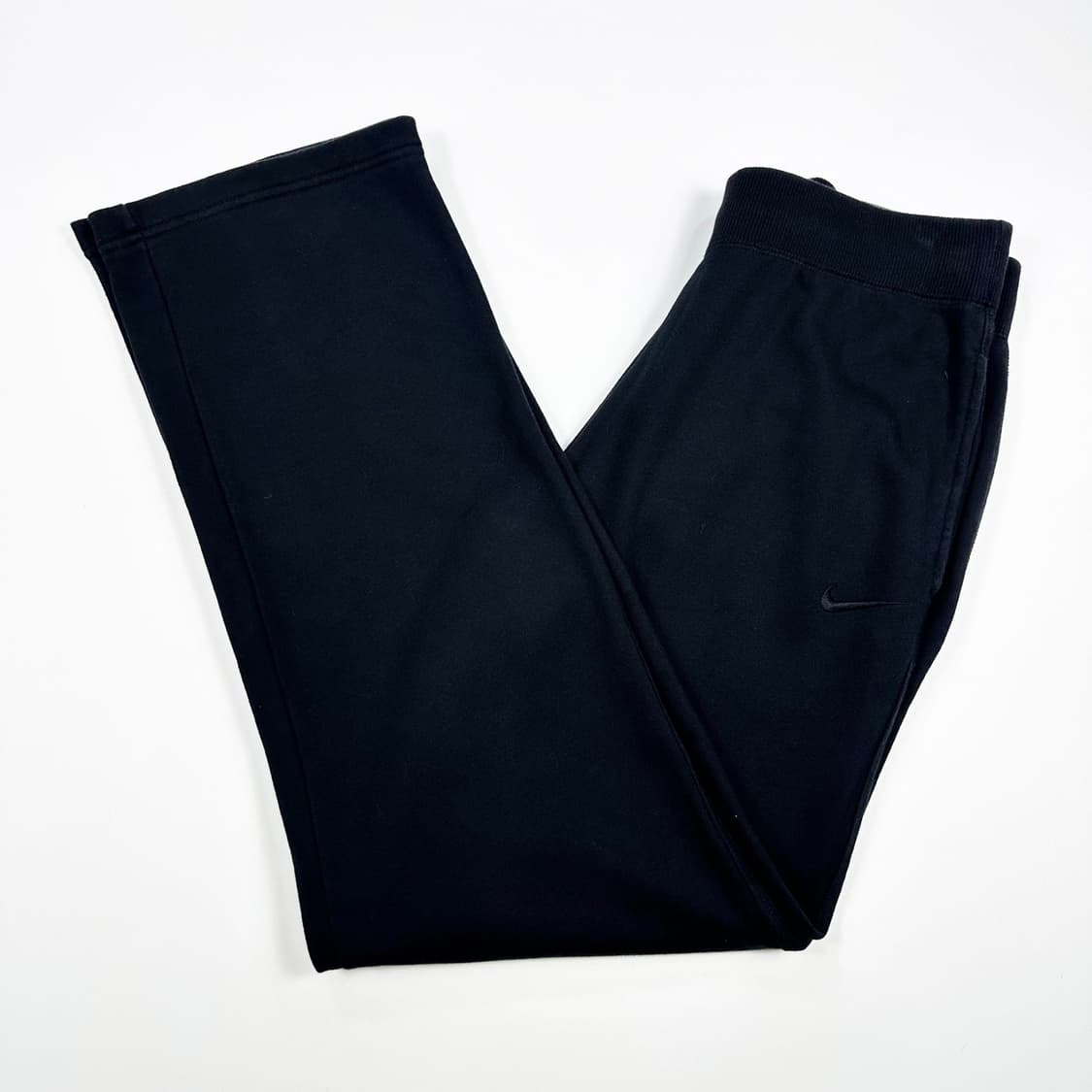 나이키 스우시 블랙 코튼 일자 츄리닝 바지 (L) 상품이미지2