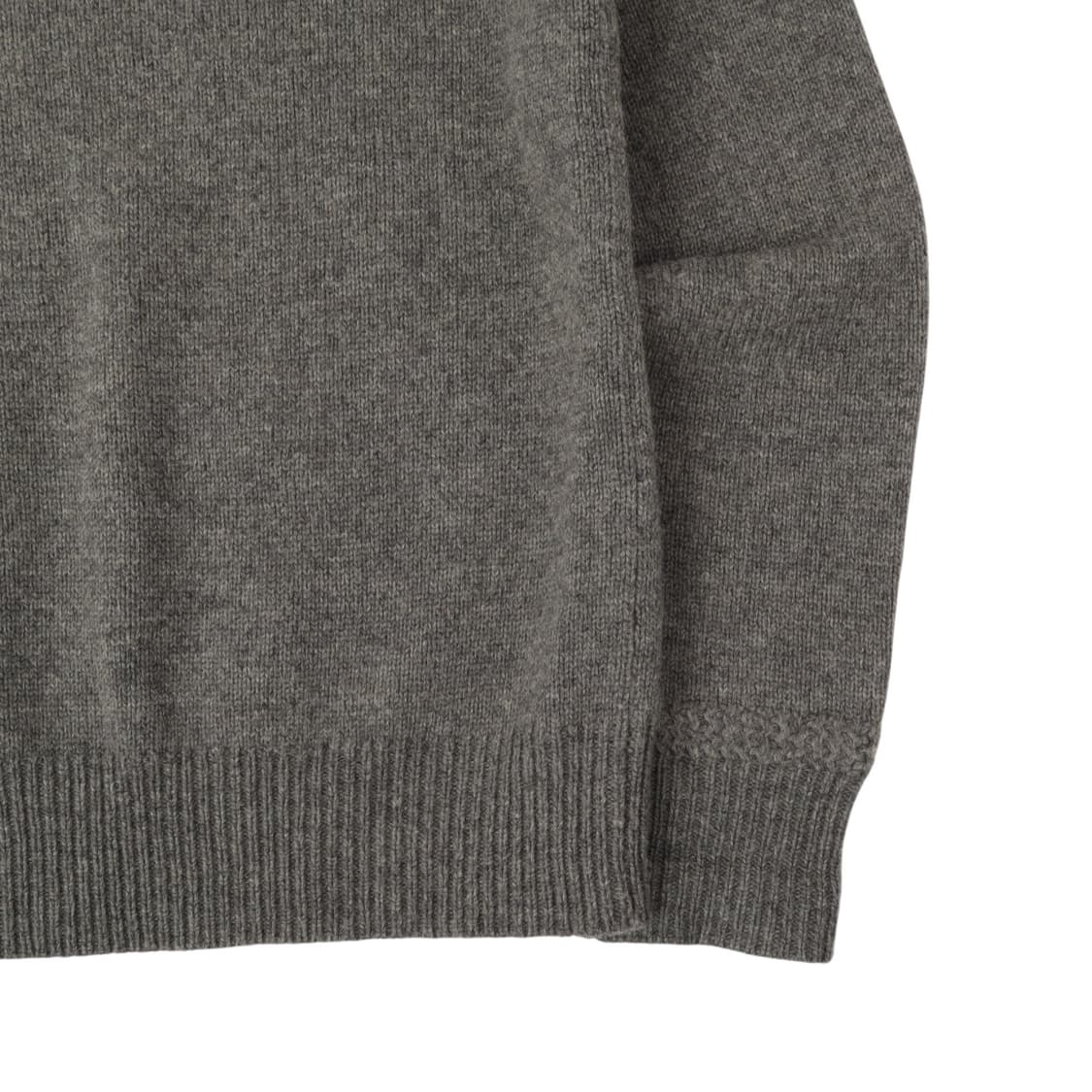 폴로 랄프로렌 그레이 울 쿼터집 숄카라 니트 상품이미지7