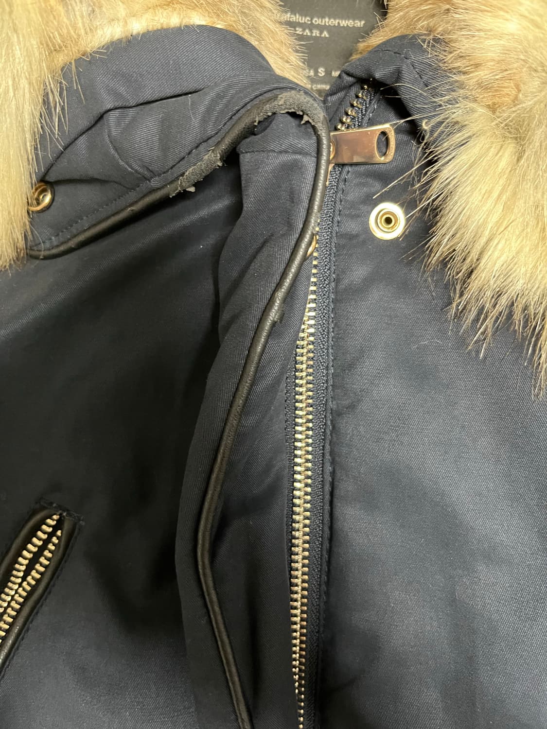 자라 퍼 패딩 상품이미지4