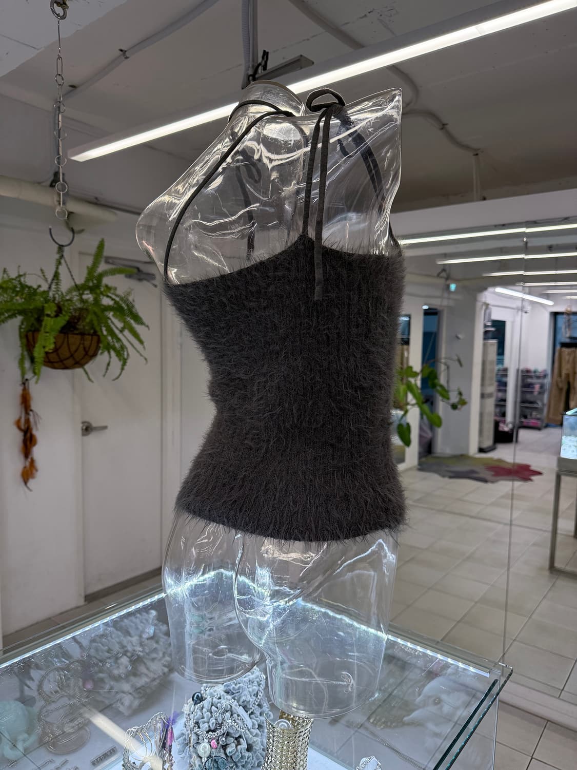 fluffy knit cami top 상품이미지3