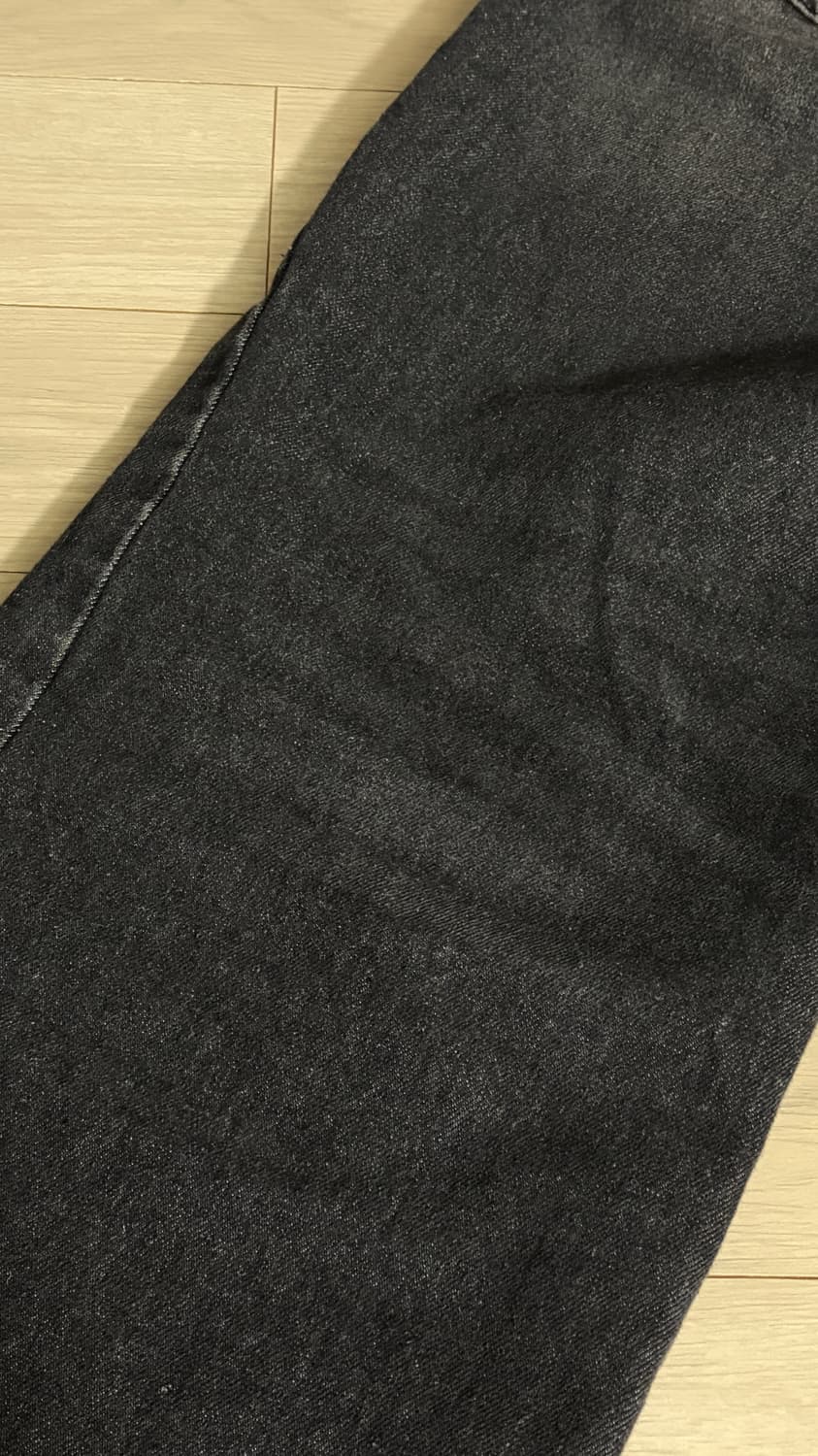 나이스고스트클럽 사이드패널 부츠컷 데님 블랙 (M) 상품이미지8