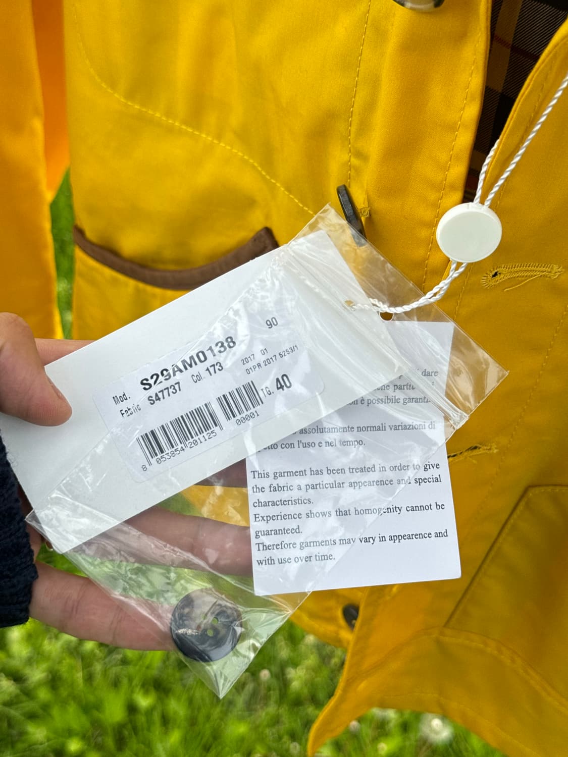 메종 마르지엘라 웨스턴 자켓 (chrome yellow) 상품이미지10