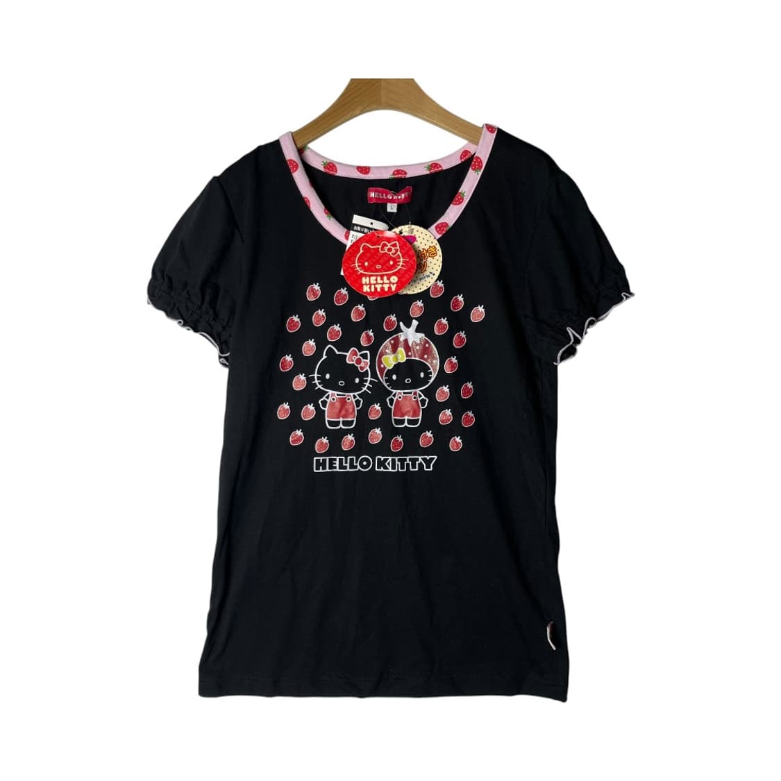 [Hello Kitty] 헬로키티 딸기 링거티셔츠 (새상품) 상품이미지1
