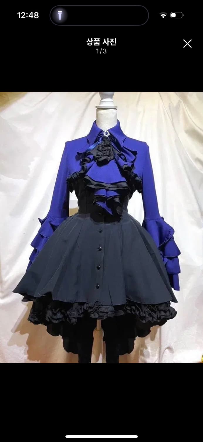 Marble 마블 로리타 원피스 급처분 고스로리펑크 상품이미지1