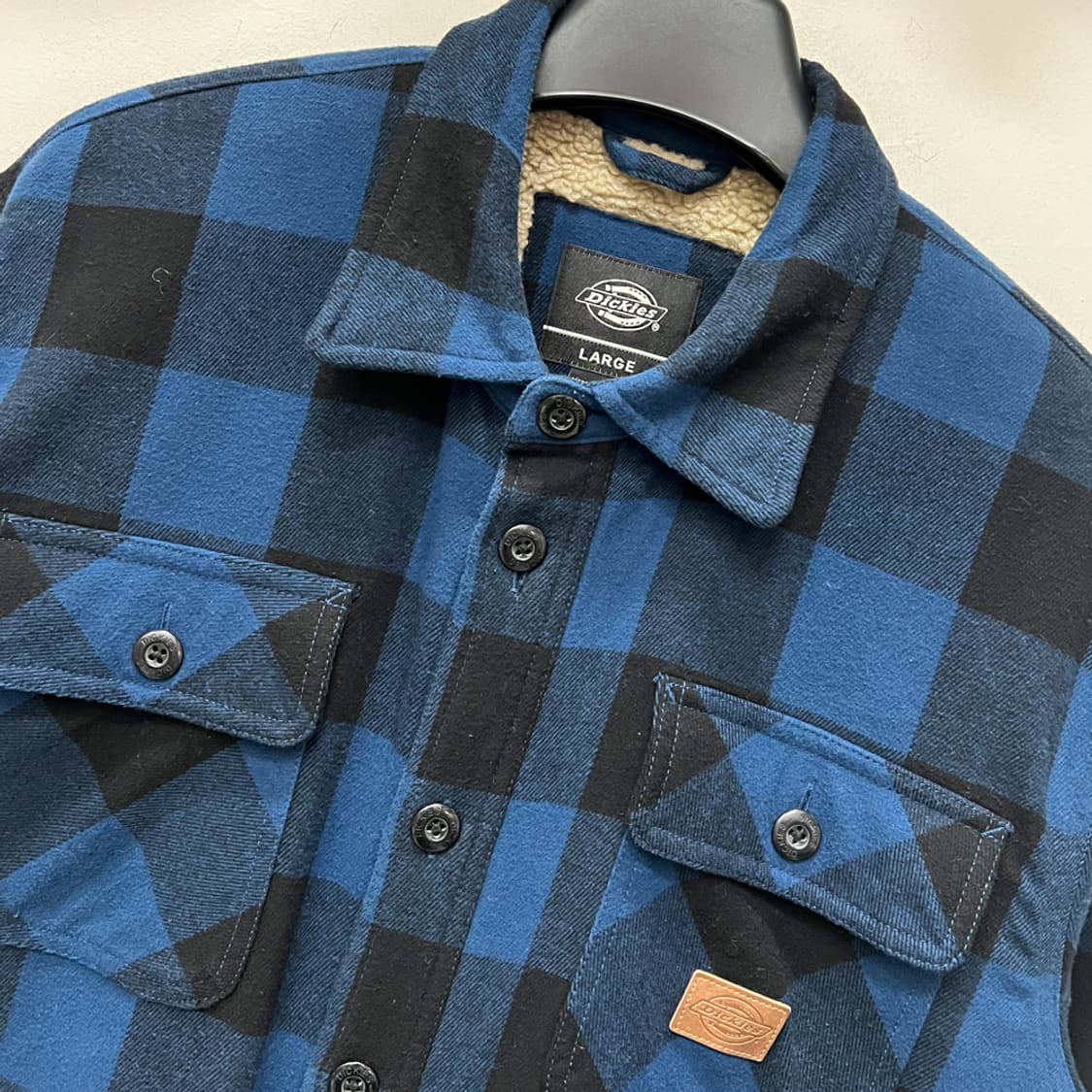 디키즈 버팔로 체크 보아 셔츠 자켓 L 상품이미지3