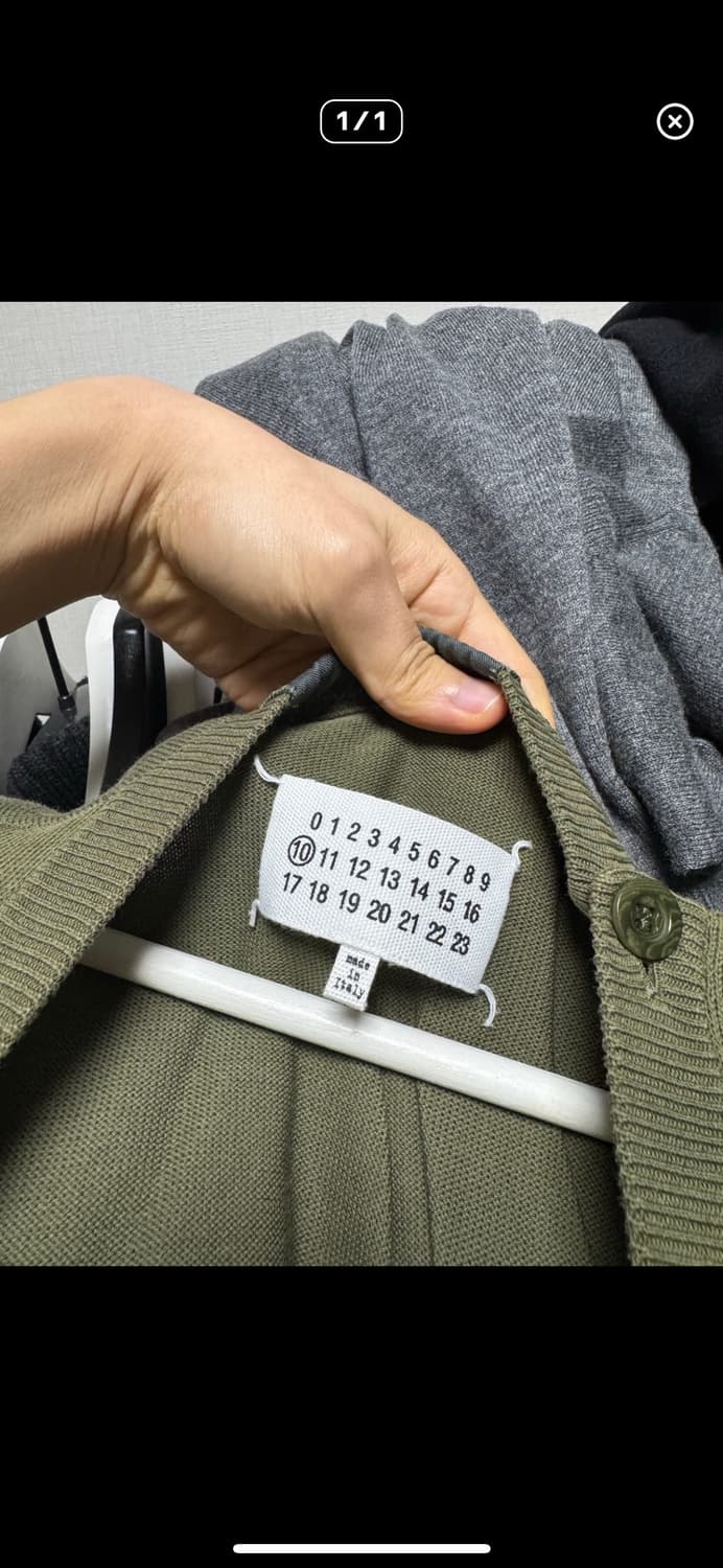 메종 마틴 마르지엘라 10aw 엘보우 패치 밀리터리 니트 상품이미지3