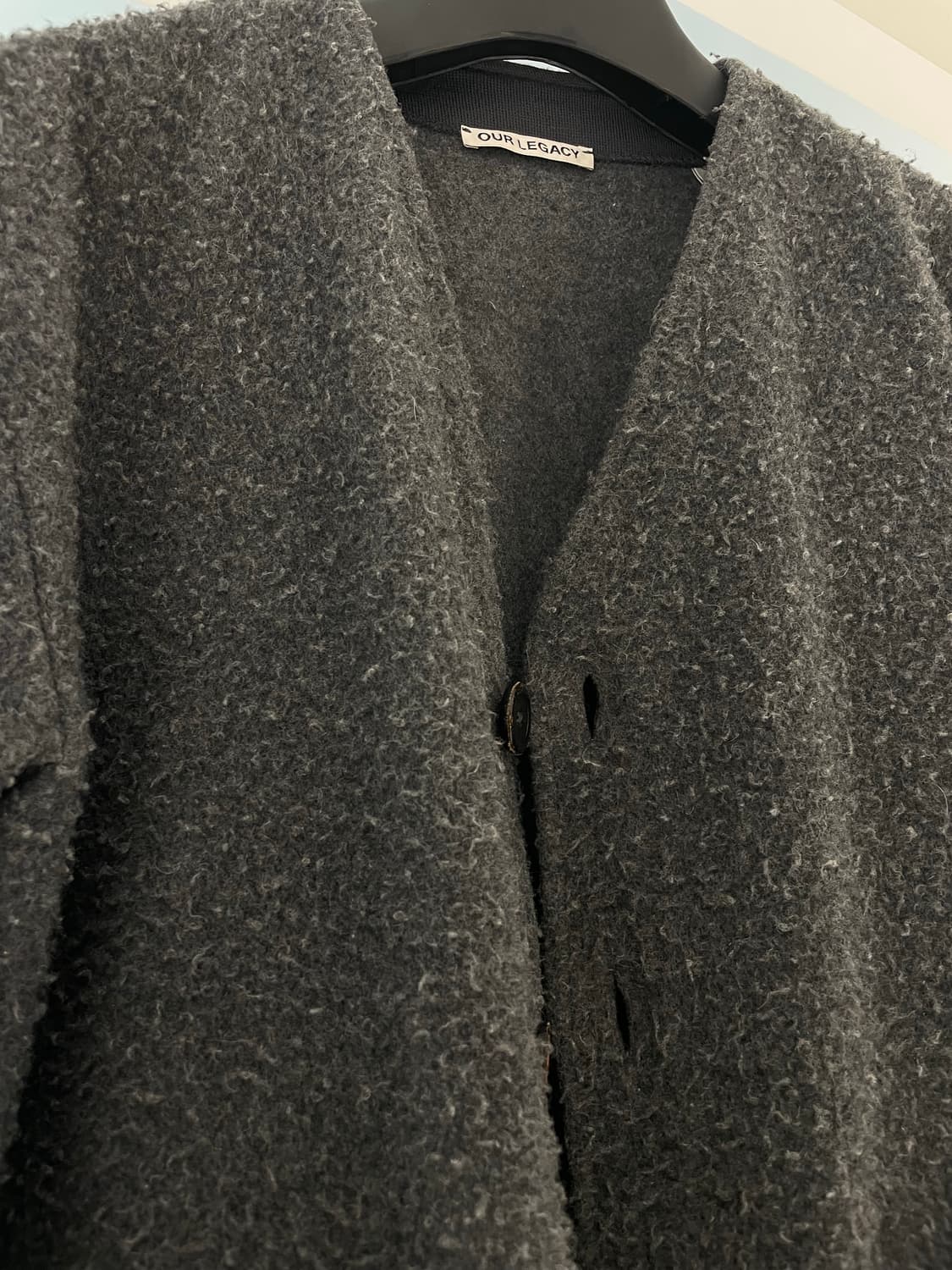 Our Legacy - Grey Wool Shaggy Cardigan 상품이미지3