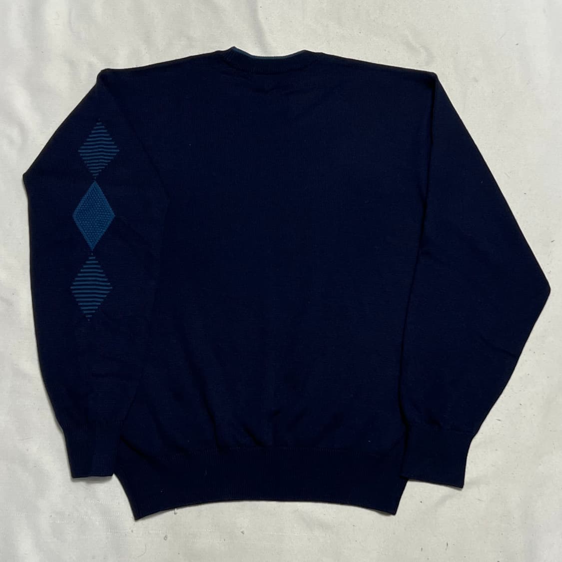 95 크리스찬 디올 아가일 패턴 네이비 울 니트 상품이미지3