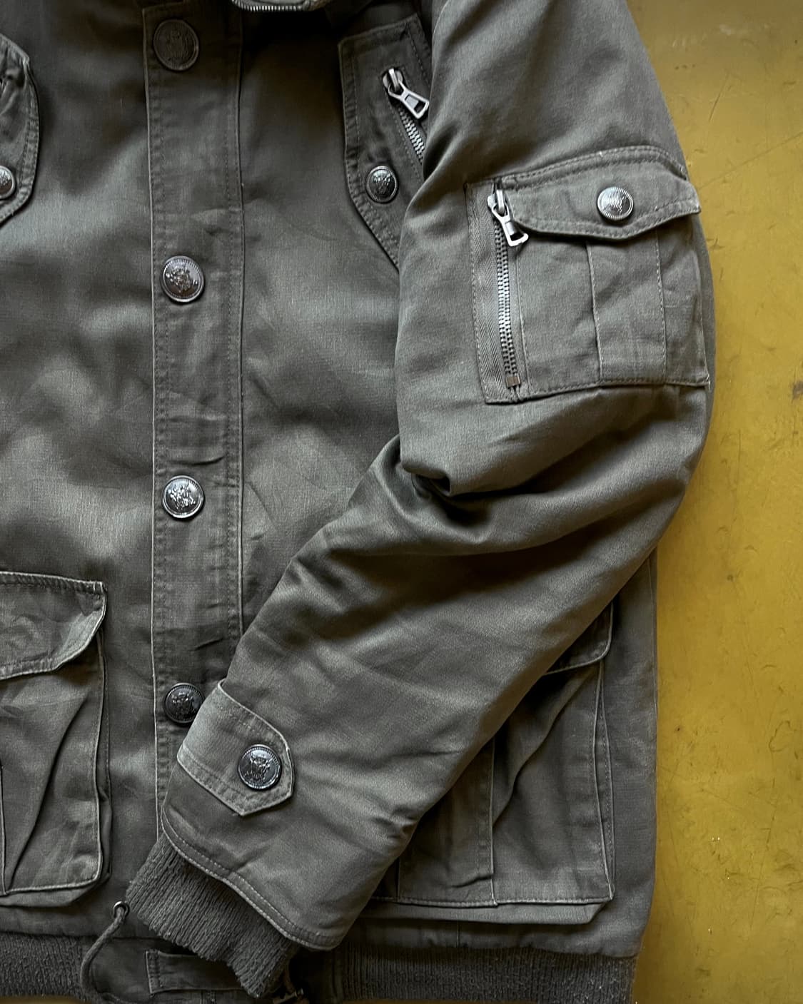 90-00s Madifced Gothic Fur Hood Jacket 상품이미지8