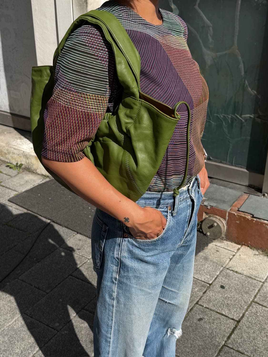 Sybilla Green Leather Bag(Made In Japan) 상품이미지3
