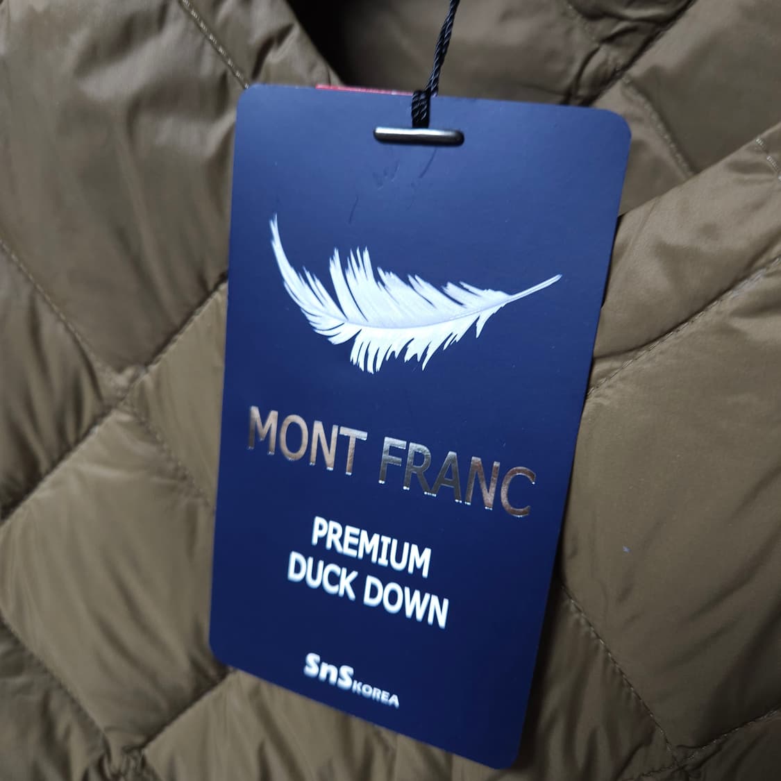 새상품 ) 100 남성 오리털 경량패딩 조끼 상품이미지3