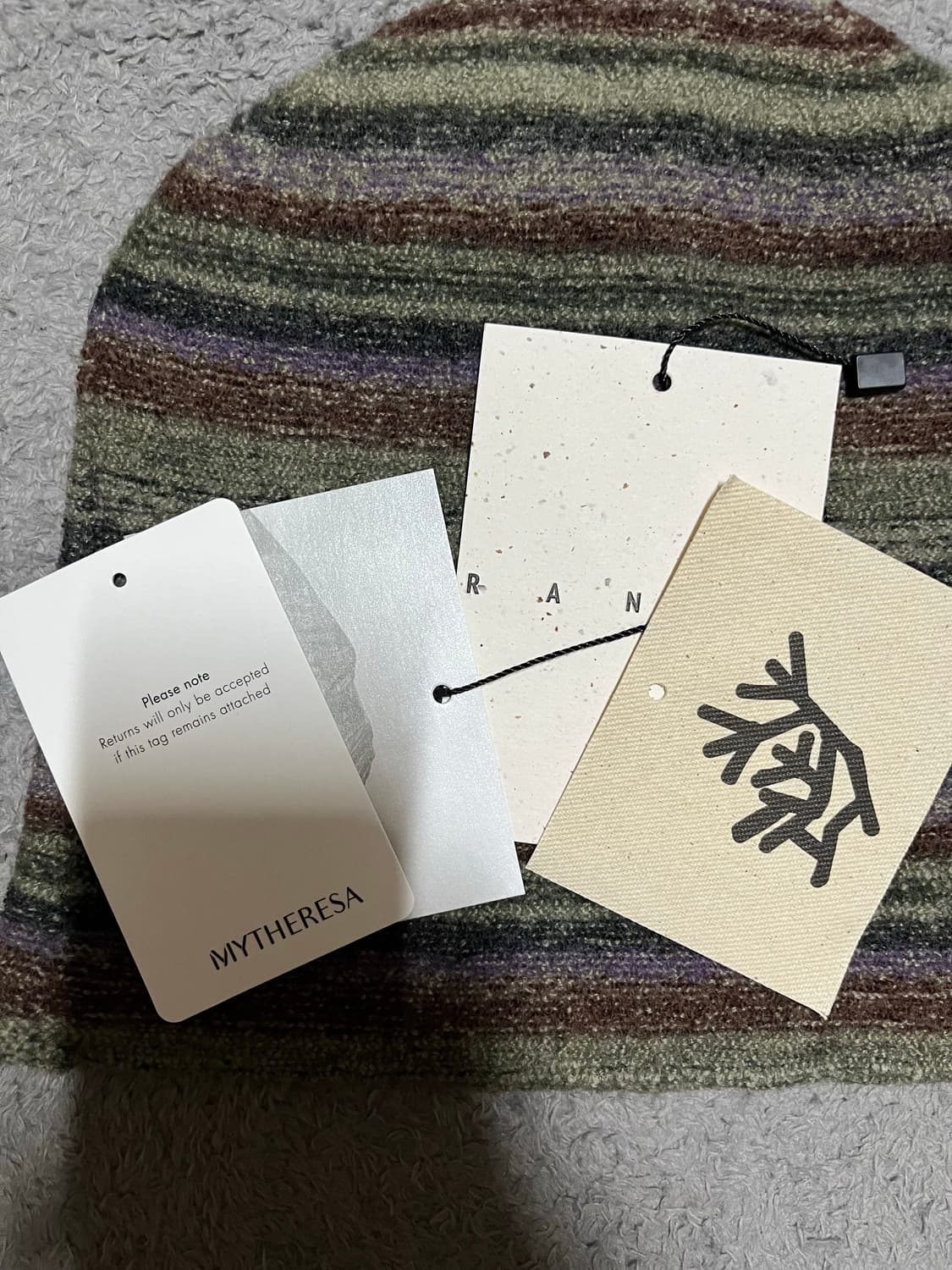 Ranra 스트라이프 울 비니 상품이미지4