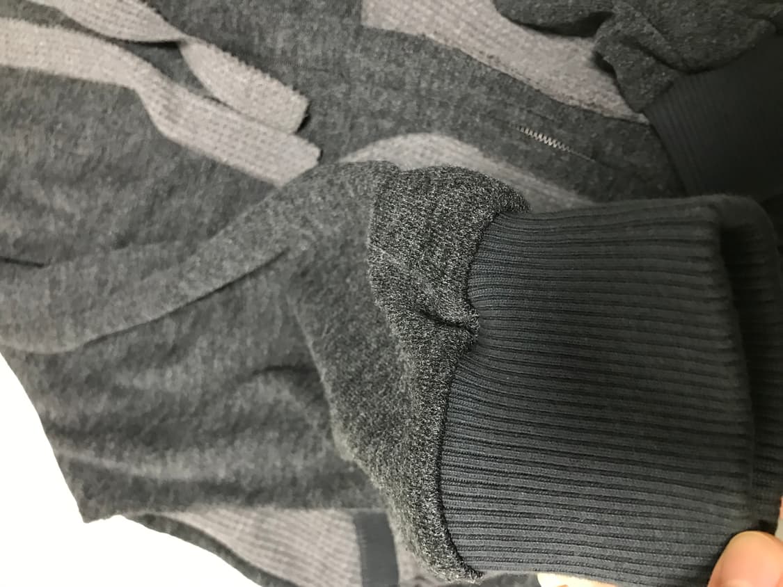 코이세이오 이어머프 후드집업 차콜 상품이미지3