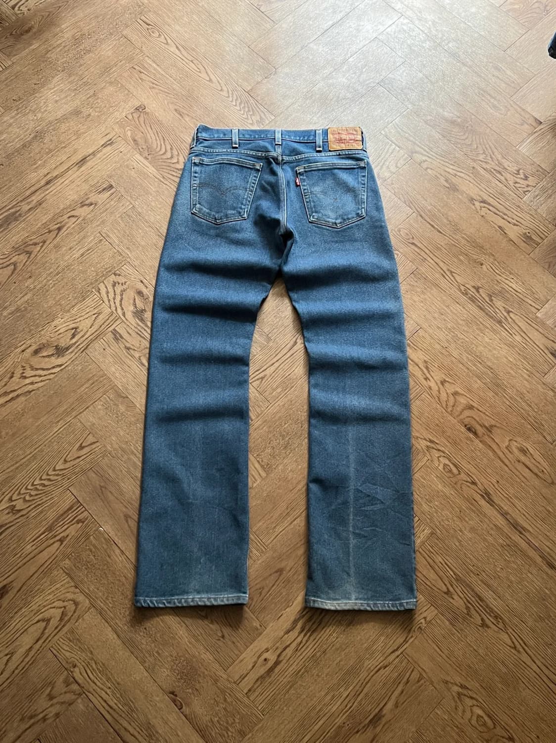 [32]리바이스 517 플레어핏 빈티지 워싱 스트레치 데님 팬츠 L163 상품이미지1