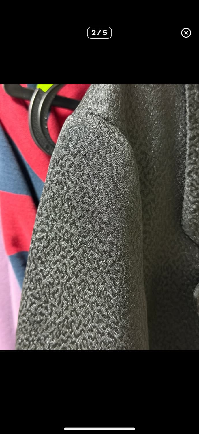 M) 꼼데가르송 옴므 플러스 블랙 테일러 코트 상품이미지4